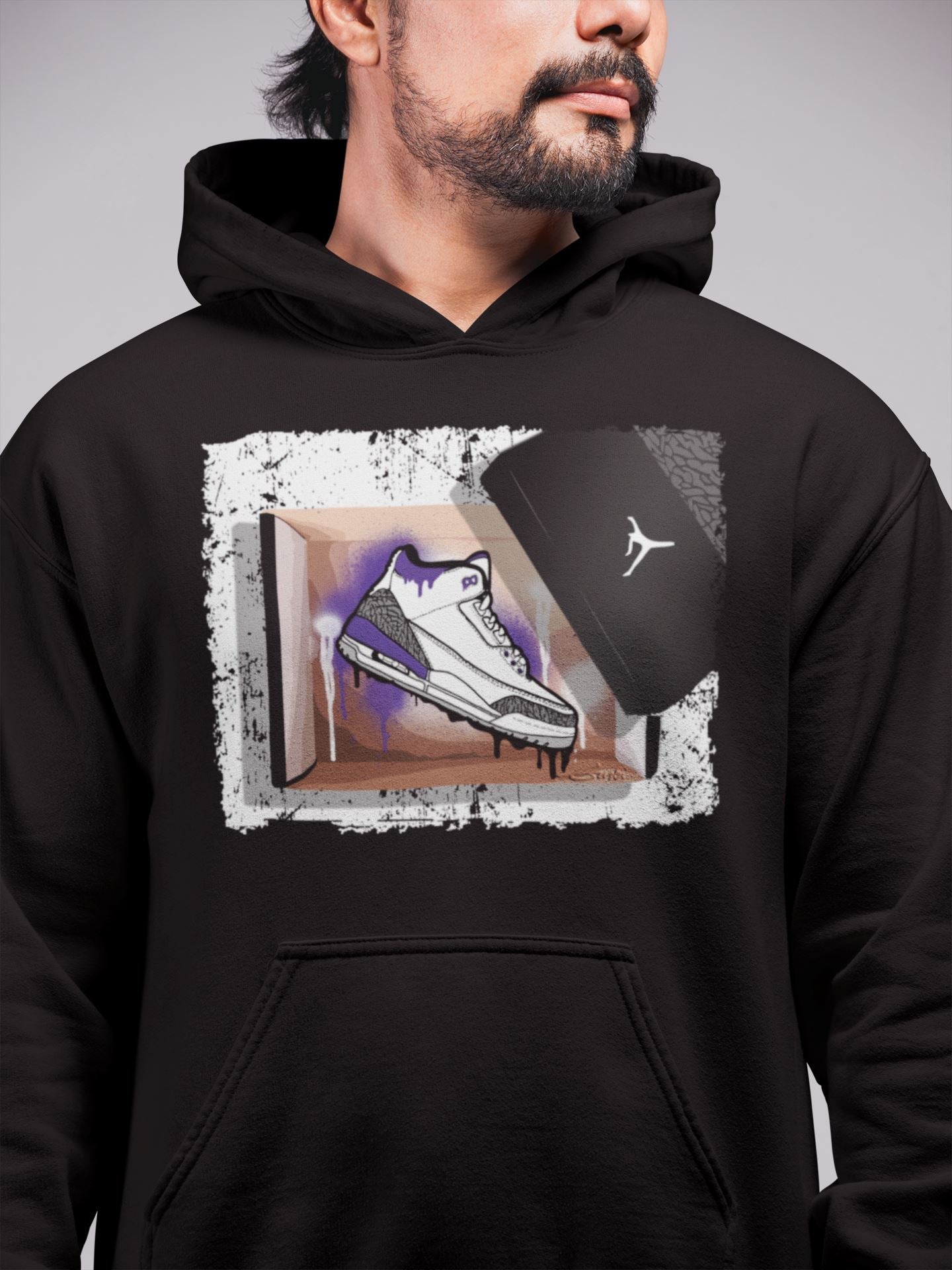 Jordan 3 Dark Iris Sneaker Match Tees New Kicks Sneaker Tees Jordan 3 Dark Iris Sneaker Release Tees Unisex Shirts