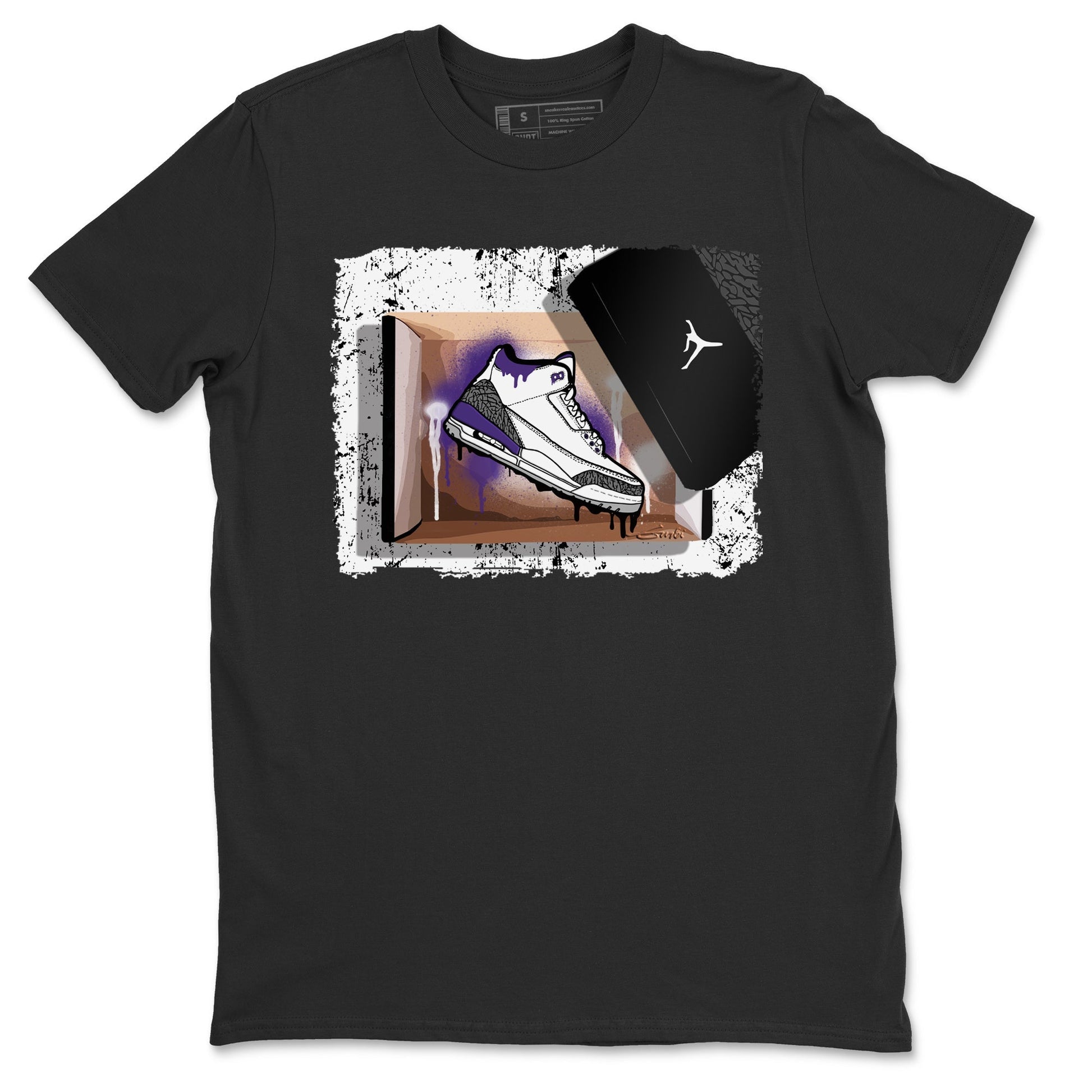 Jordan 3 Dark Iris Sneaker Match Tees New Kicks Sneaker Tees Jordan 3 Dark Iris Sneaker Release Tees Unisex Shirts