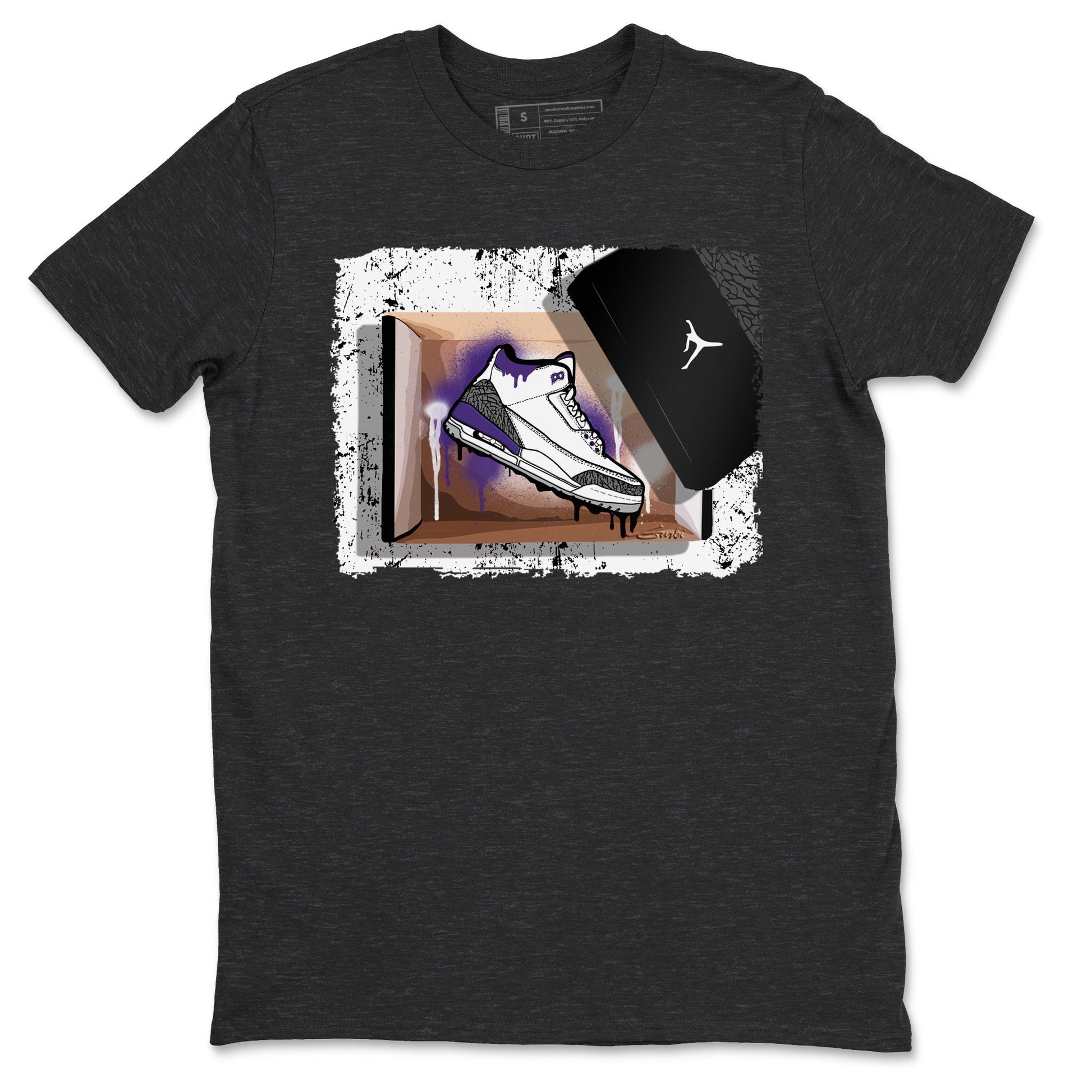 Jordan 3 Dark Iris Sneaker Match Tees New Kicks Sneaker Tees Jordan 3 Dark Iris Sneaker Release Tees Unisex Shirts