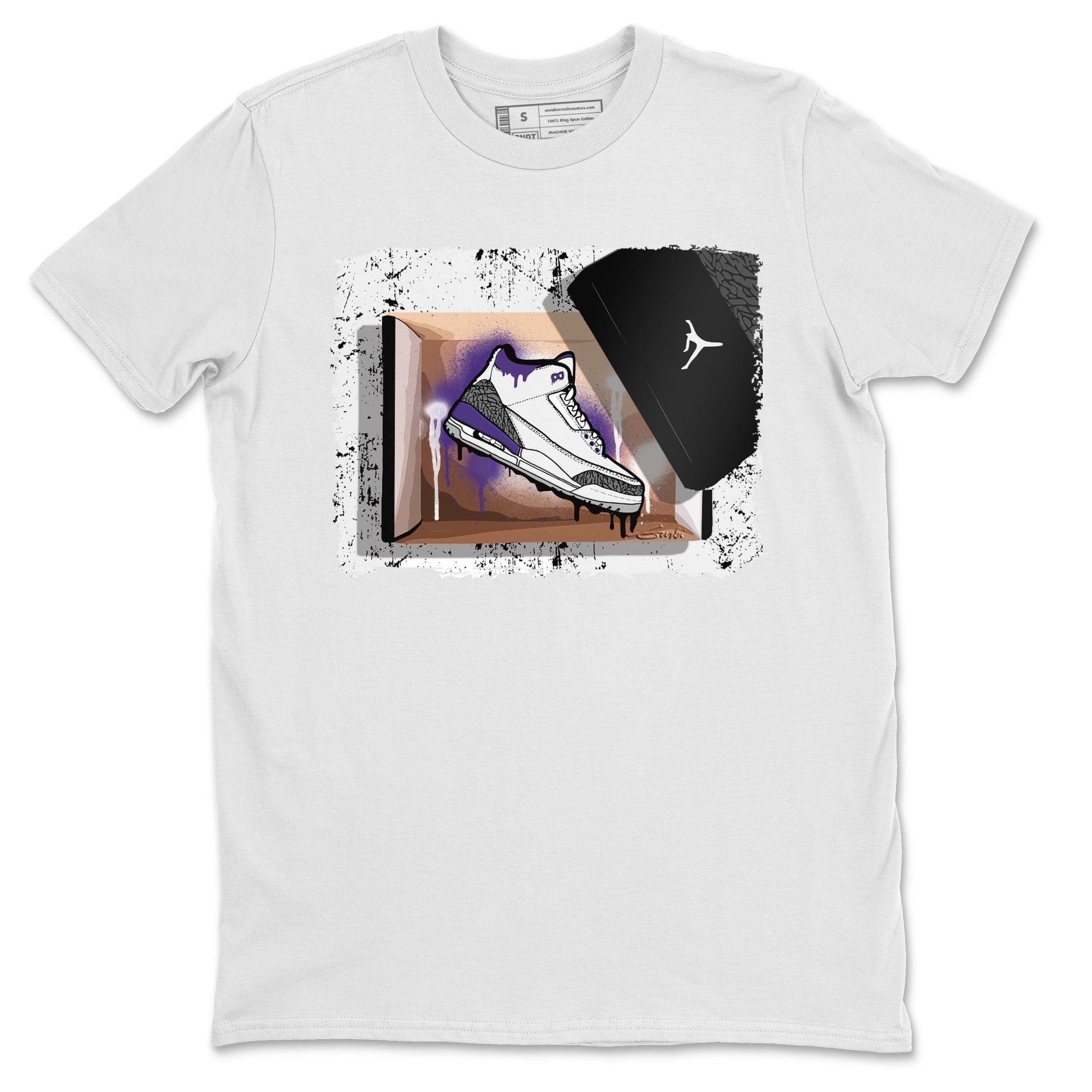 Jordan 3 Dark Iris Sneaker Match Tees New Kicks Sneaker Tees Jordan 3 Dark Iris Sneaker Release Tees Unisex Shirts