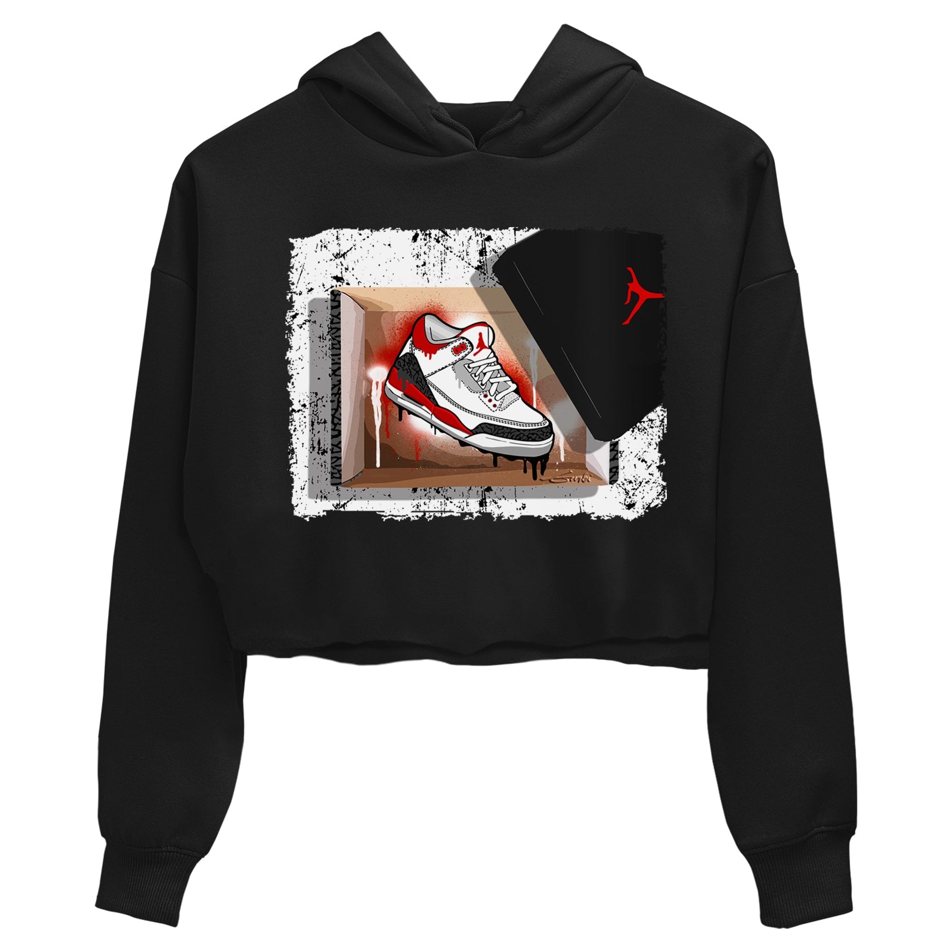 Jordan 3 Fire Red Sneaker Match Tees New Kicks Sneaker Tees Jordan 3 Fire Red Sneaker Release Tees Women's Shirts