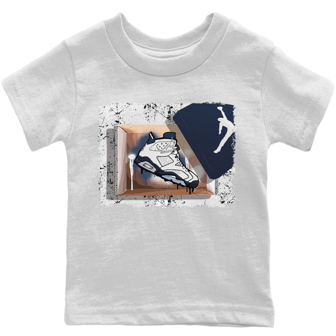Jordan 6 Midnight Navy Sneaker Match Tees New Kicks Sneaker Tees Jordan 6 Midnight Navy Sneaker Release Tees Kids Shirts