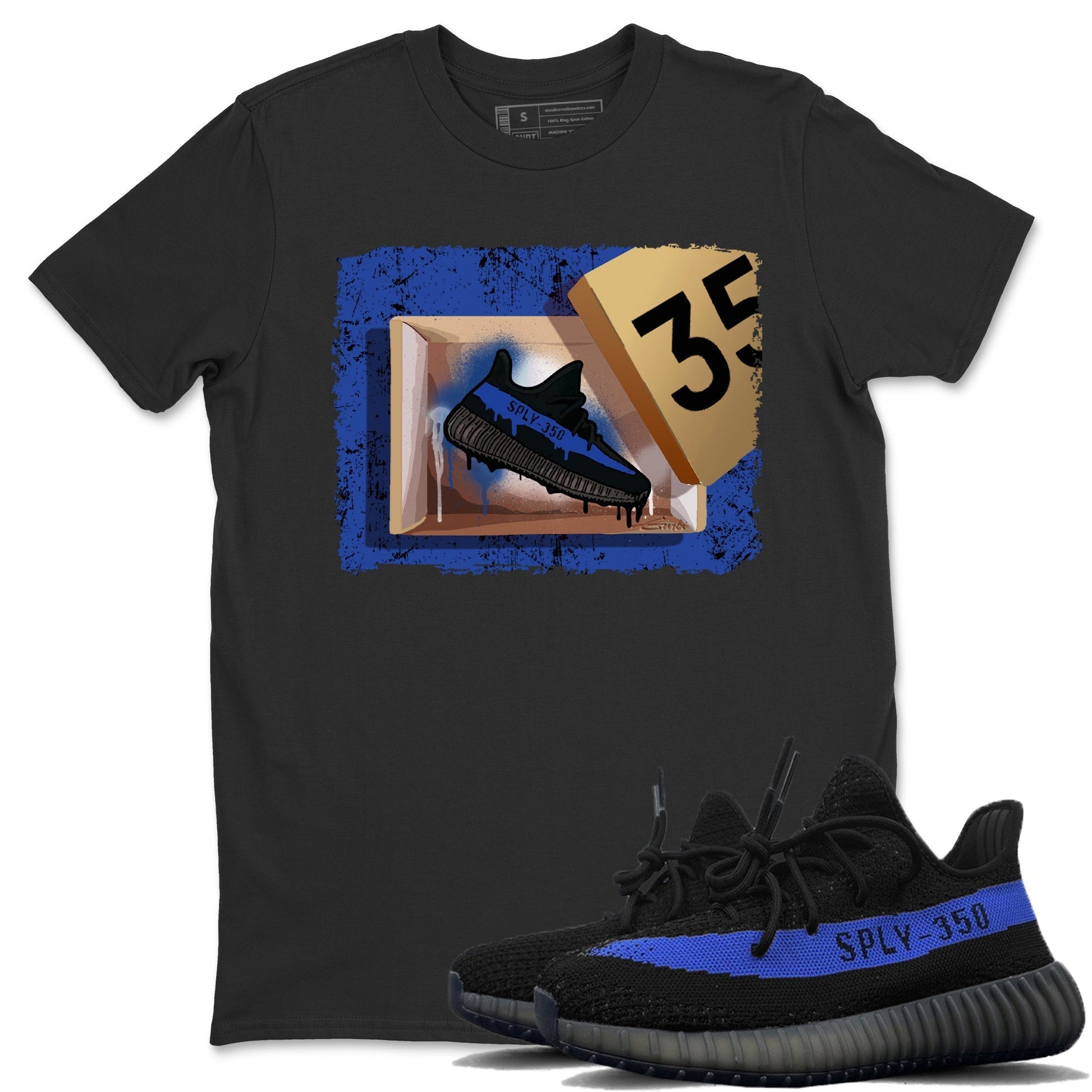 Yeezy 350 Dazzling Blue Sneaker Match Tees New Kicks Sneaker Tees Yeezy 350 Dazzling Blue Sneaker Release Tees Unisex Shirts