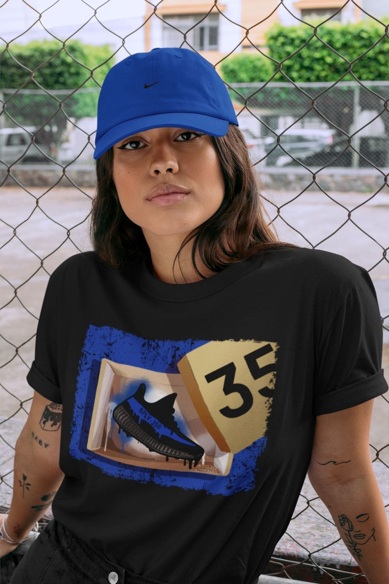 Yeezy 350 Dazzling Blue Sneaker Match Tees New Kicks Sneaker Tees Yeezy 350 Dazzling Blue Sneaker Release Tees Unisex Shirts