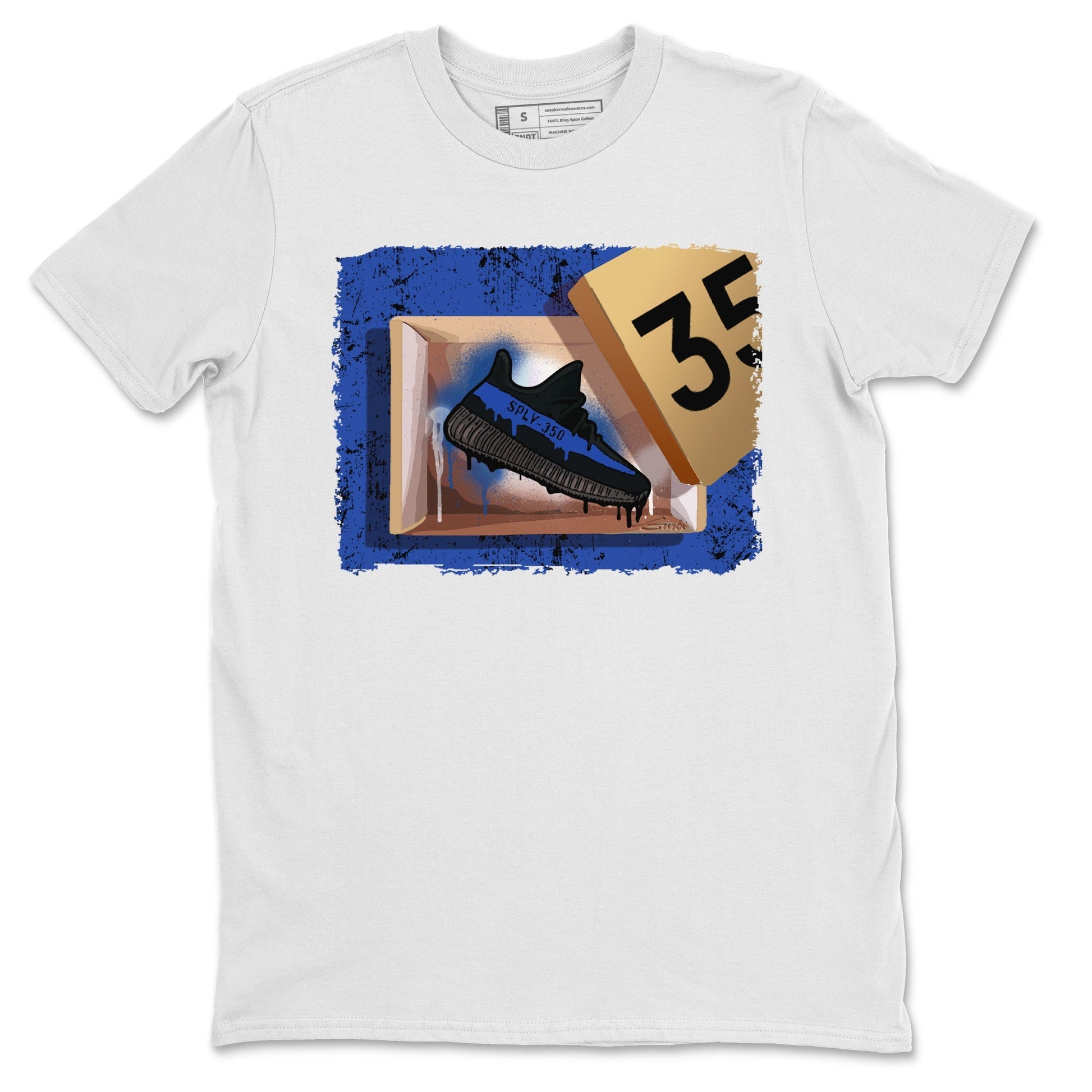 Yeezy 350 Dazzling Blue Sneaker Match Tees New Kicks Sneaker Tees Yeezy 350 Dazzling Blue Sneaker Release Tees Unisex Shirts