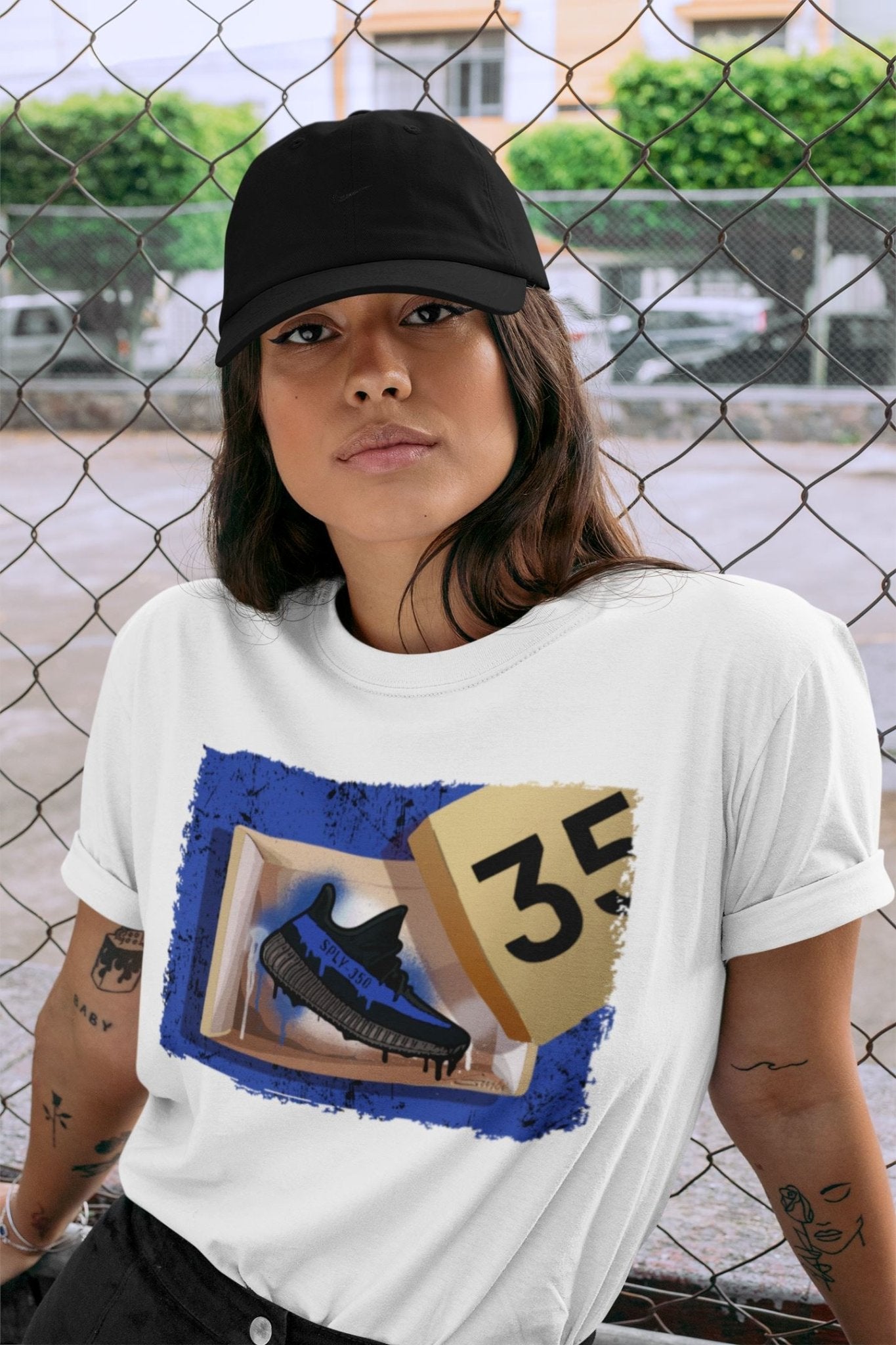 Yeezy 350 Dazzling Blue Sneaker Match Tees New Kicks Sneaker Tees Yeezy 350 Dazzling Blue Sneaker Release Tees Unisex Shirts