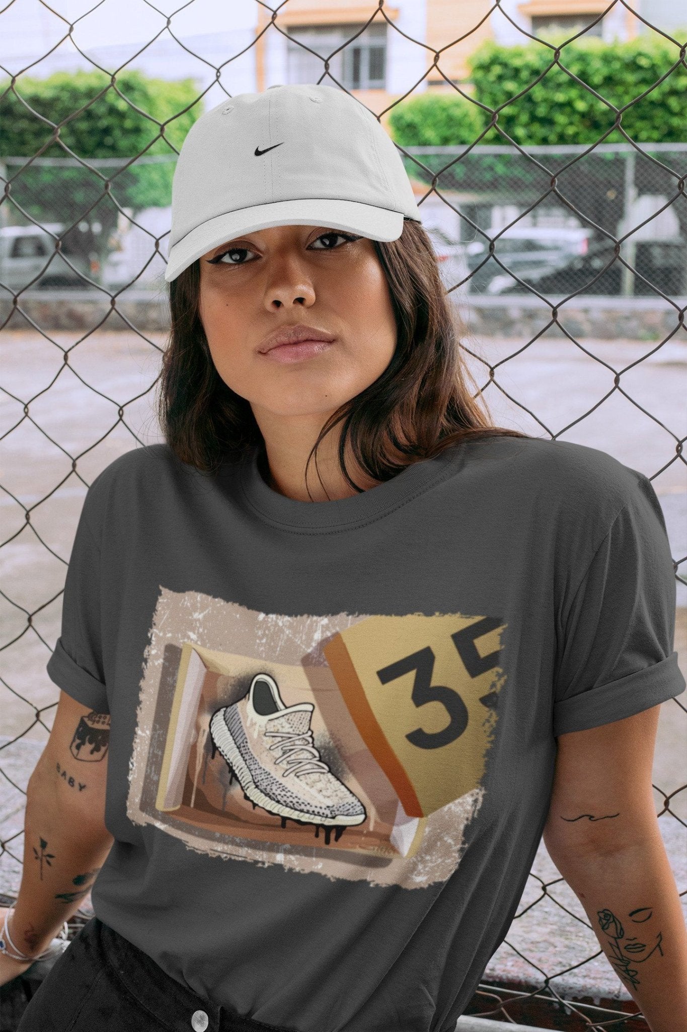Yeezy 350 Ash Pearl Sneaker Match Tees New Kicks Sneaker Tees Yeezy 350 Ash Pearl Sneaker Release Tees Unisex Shirts