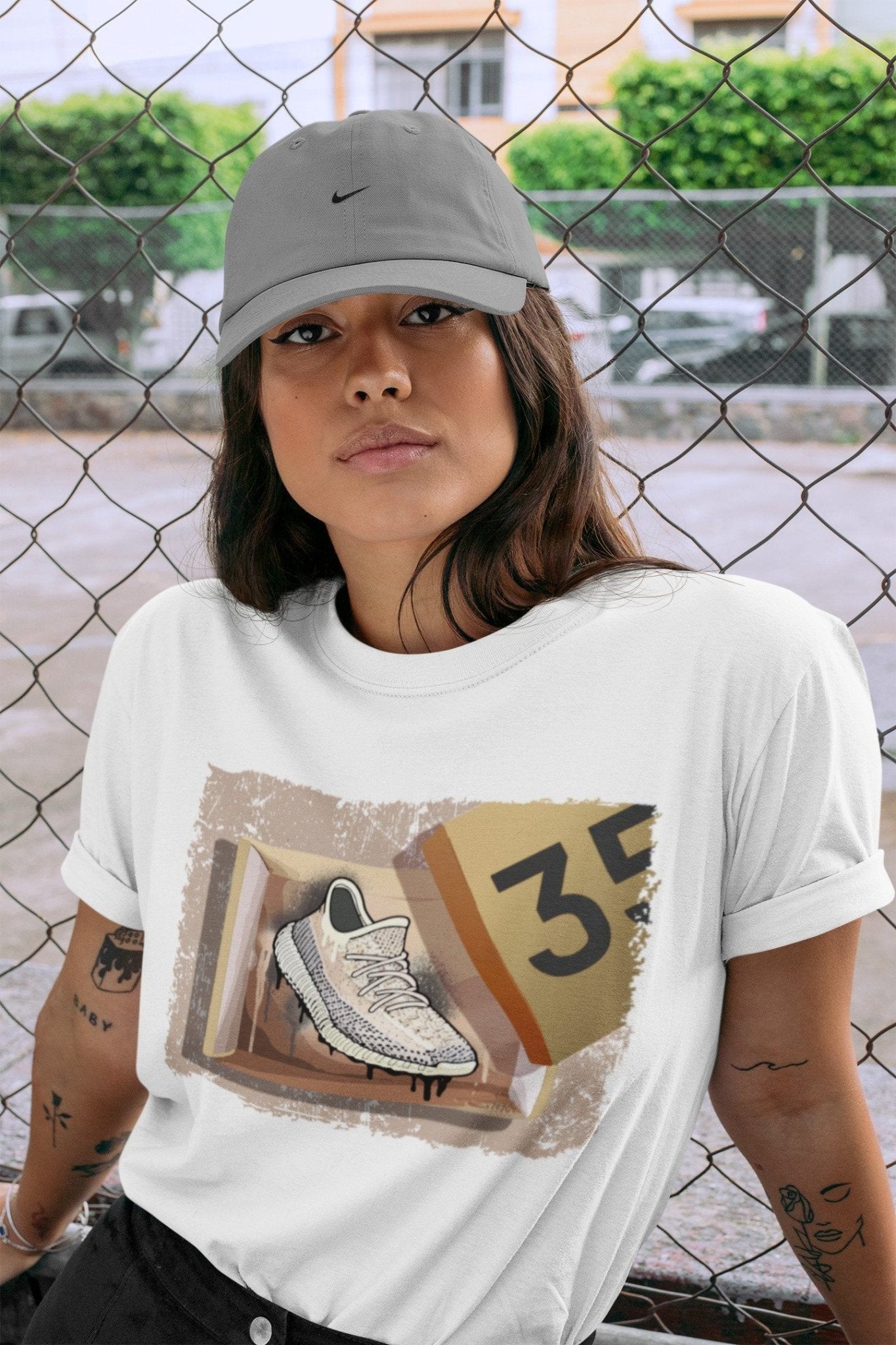 Yeezy 350 Ash Pearl Sneaker Match Tees New Kicks Sneaker Tees Yeezy 350 Ash Pearl Sneaker Release Tees Unisex Shirts
