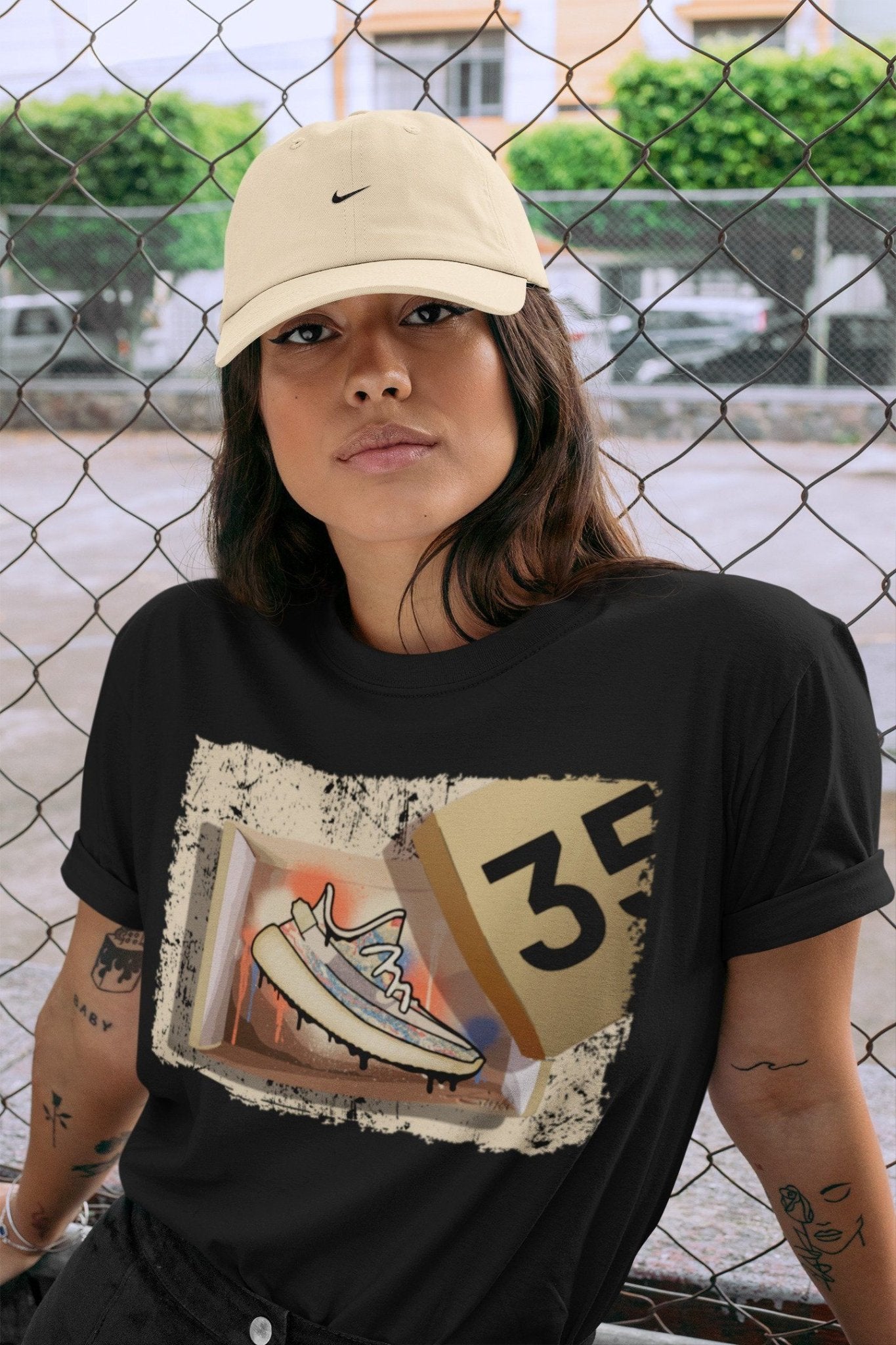 Yeezy 350 MX Oat Sneaker Match Tees New Kicks Sneaker Tees Yeezy 350 MX Oat Sneaker Release Tees Unisex Shirts