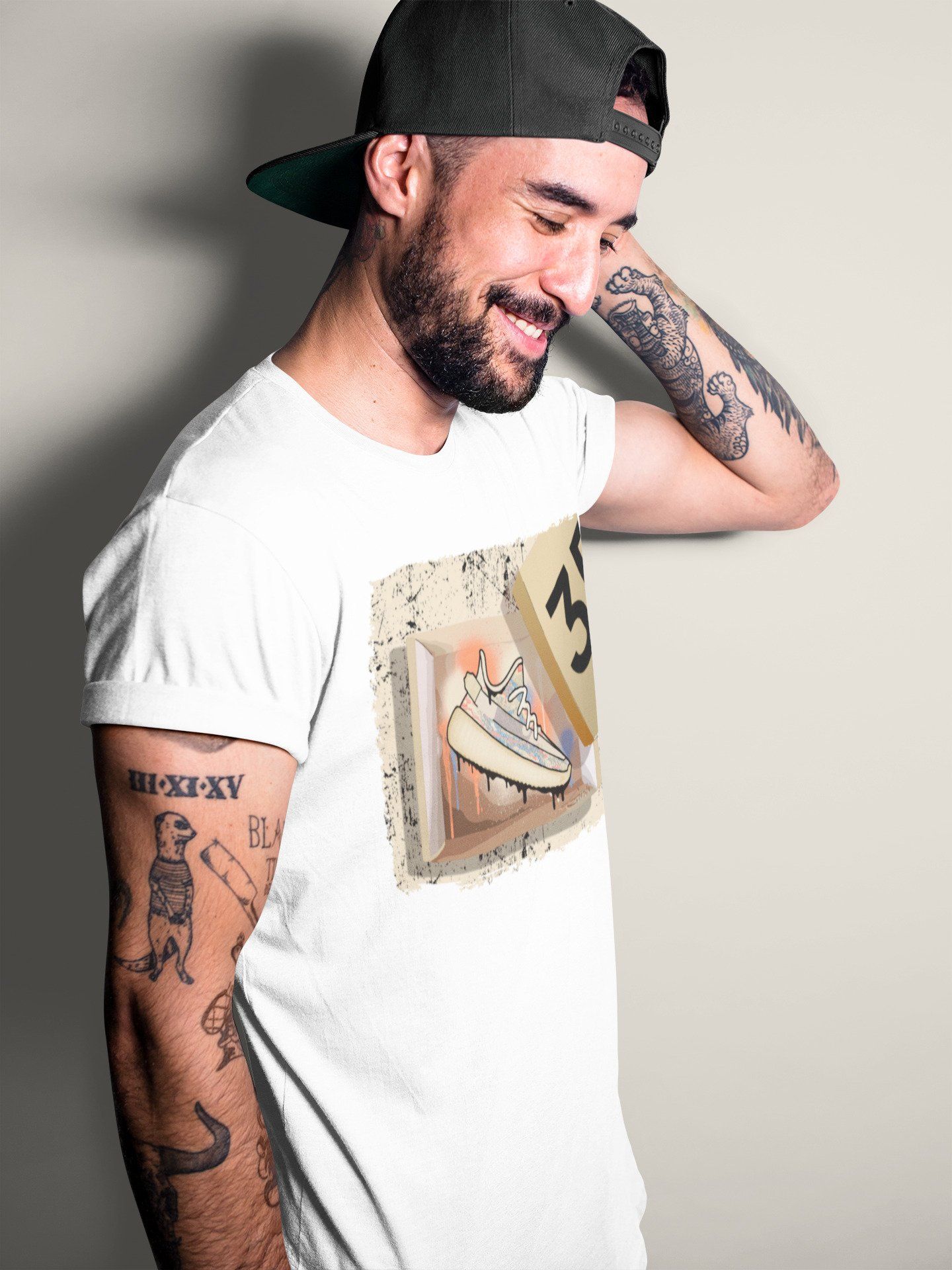 Yeezy 350 MX Oat Sneaker Match Tees New Kicks Sneaker Tees Yeezy 350 MX Oat Sneaker Release Tees Unisex Shirts