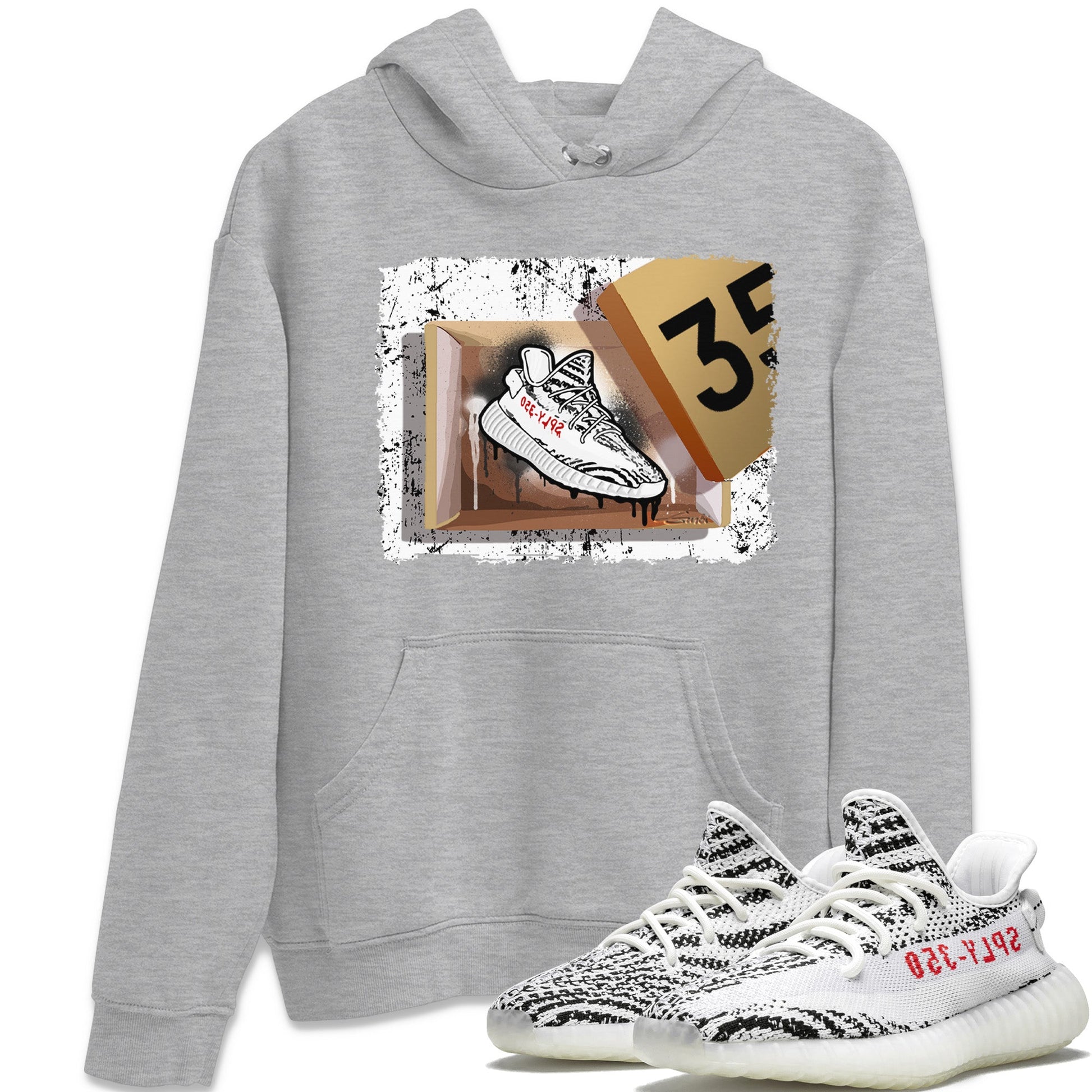 Yeezy 350 Zebra Sneaker Match Tees New Kicks Sneaker Tees Yeezy 350 Zebra Sneaker Release Tees Unisex Shirts