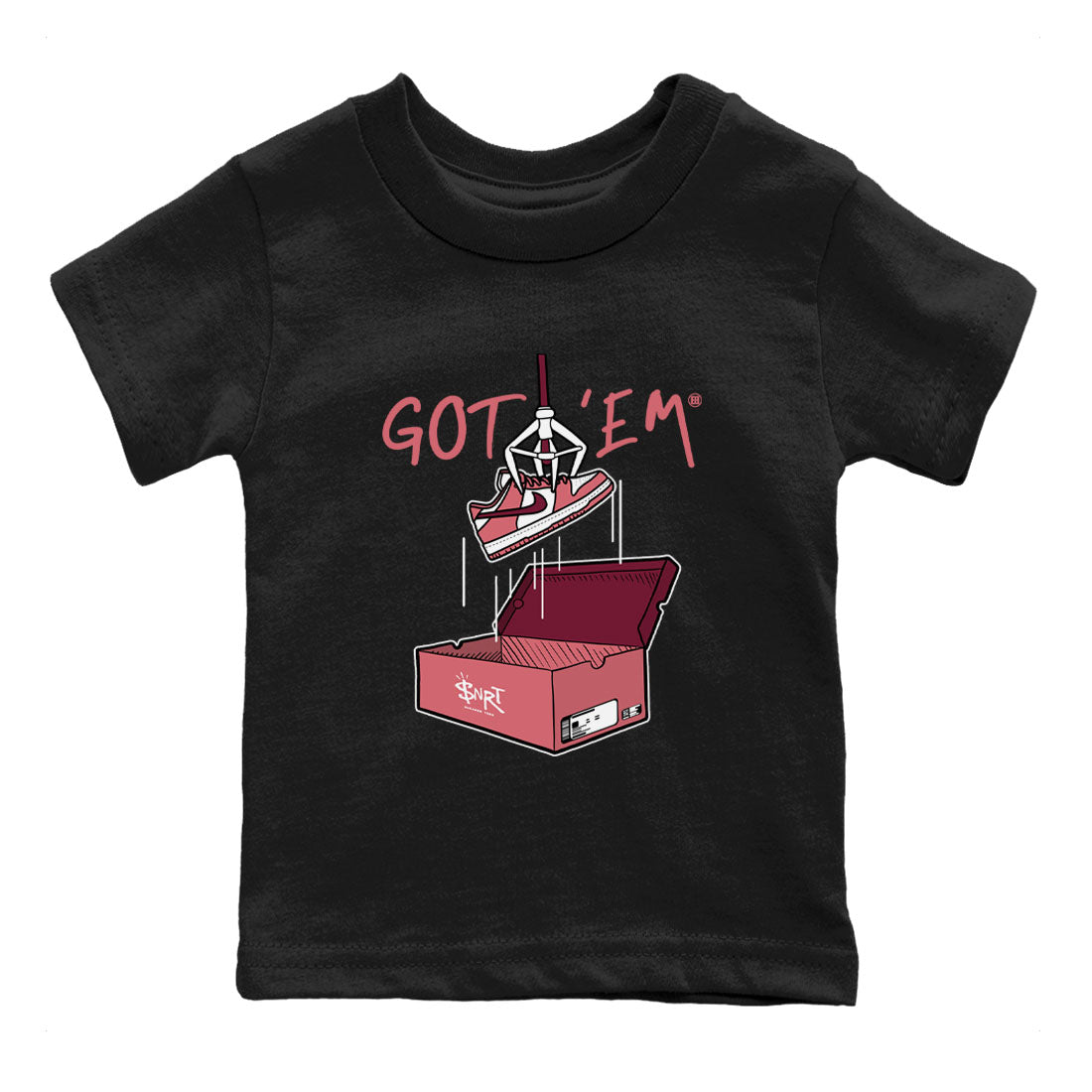 Dunk Valentine's Day shirt to match jordans New Treasure Hunter sneaker tees Dunk Valentines Day SNRT sneaker release tees baby toddler Black 2 cotton Shirt
