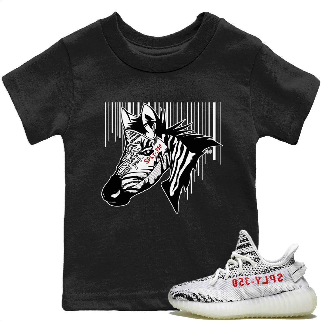 Yeezy 350 Zebra Sneaker Match Tees New Zebra Sneaker Tees Yeezy 350 Zebra Sneaker Release Tees Kids Shirts