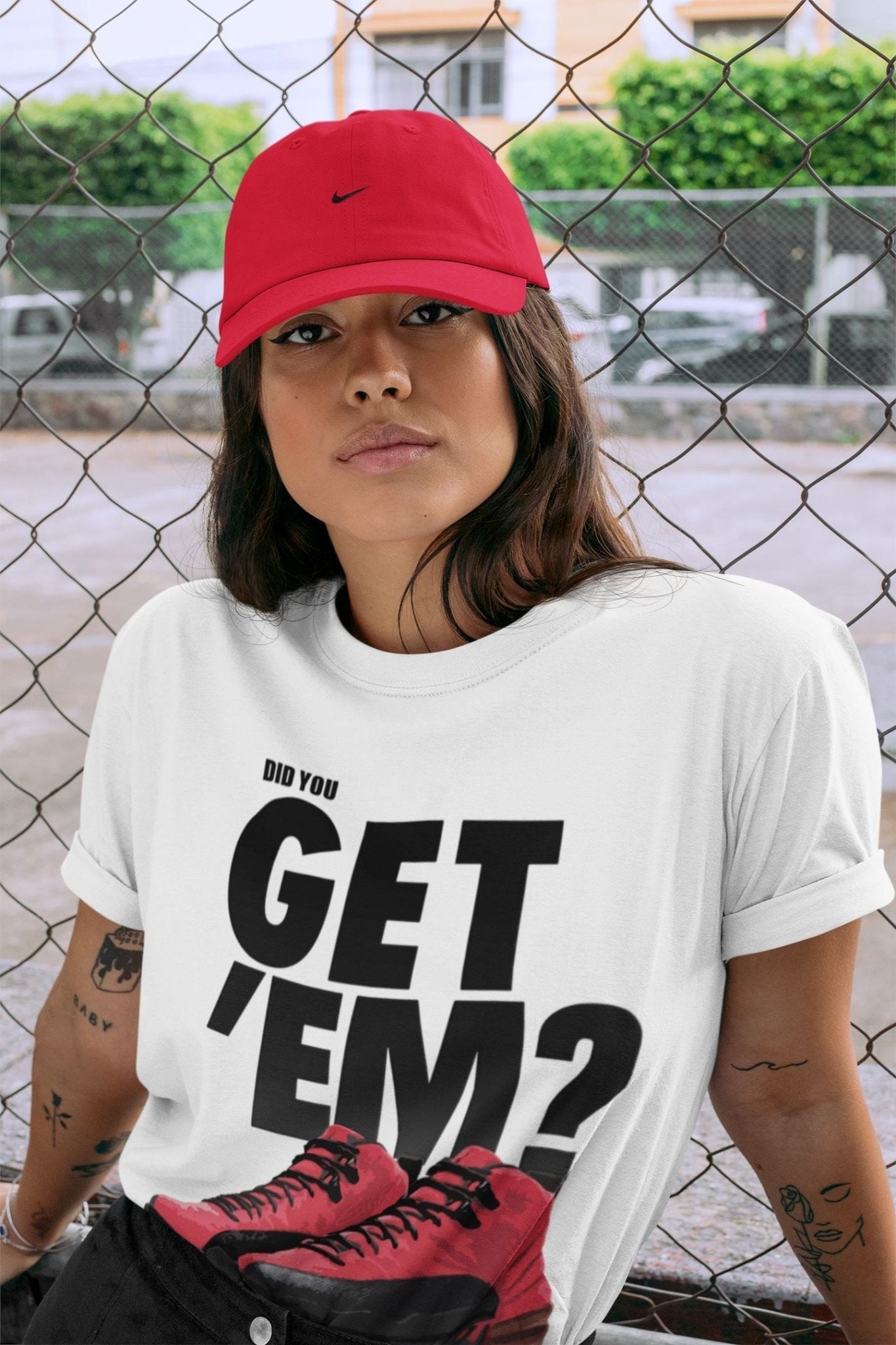 Jordan 12 Reverse Flu Game Sneaker Match Tees Did You Get Em SNRT Sneaker Tees Jordan 12 Reverse Flu Game SNRT Sneaker Release Tees Unisex Shirts