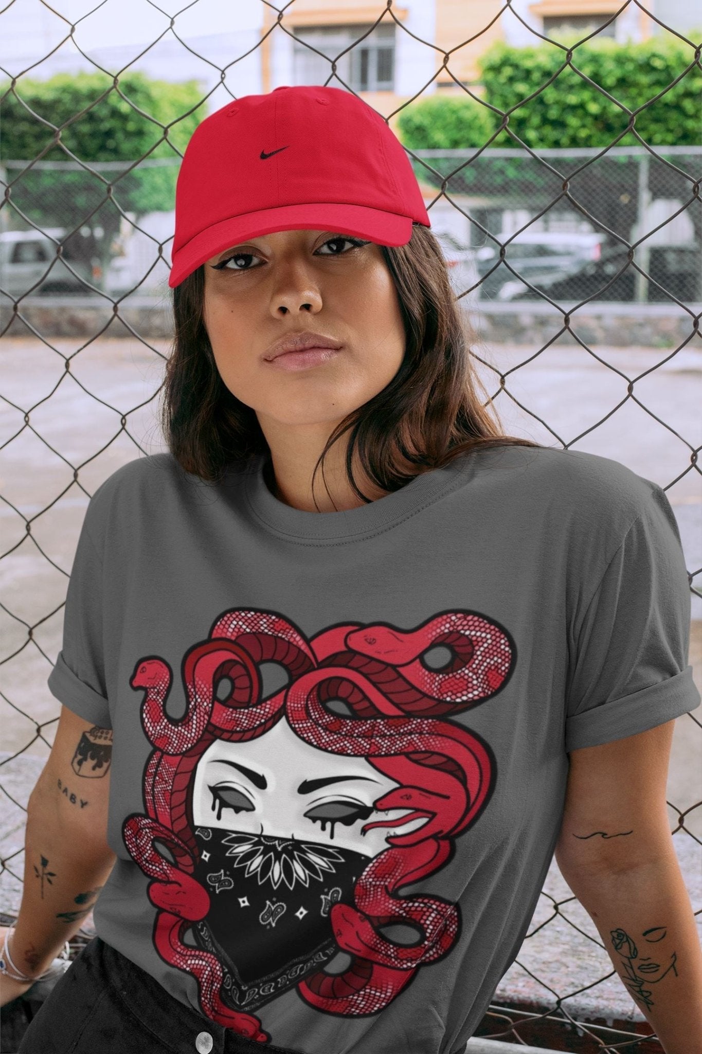 Jordan 12 Reverse Flu Game Sneaker Match Tees Medusa Sneaker Tees Jordan 12 Reverse Flu Game Sneaker Release Tees Unisex Shirts