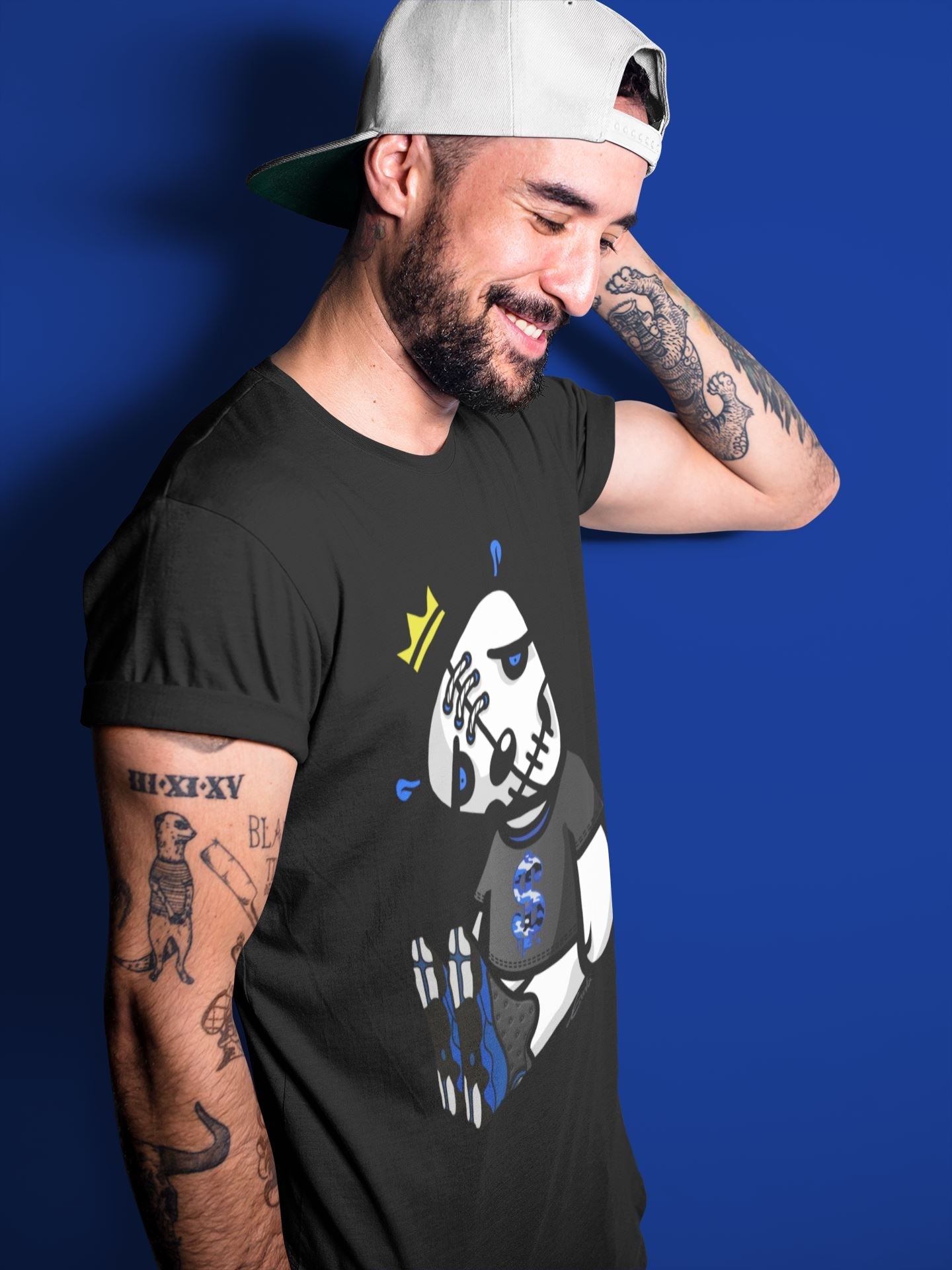 Jordan 13 Hyper Royal Sneaker Match Tees Dead Dolls Sneaker Tees Jordan 13 Hyper Royal Sneaker Release Tees Unisex Shirts