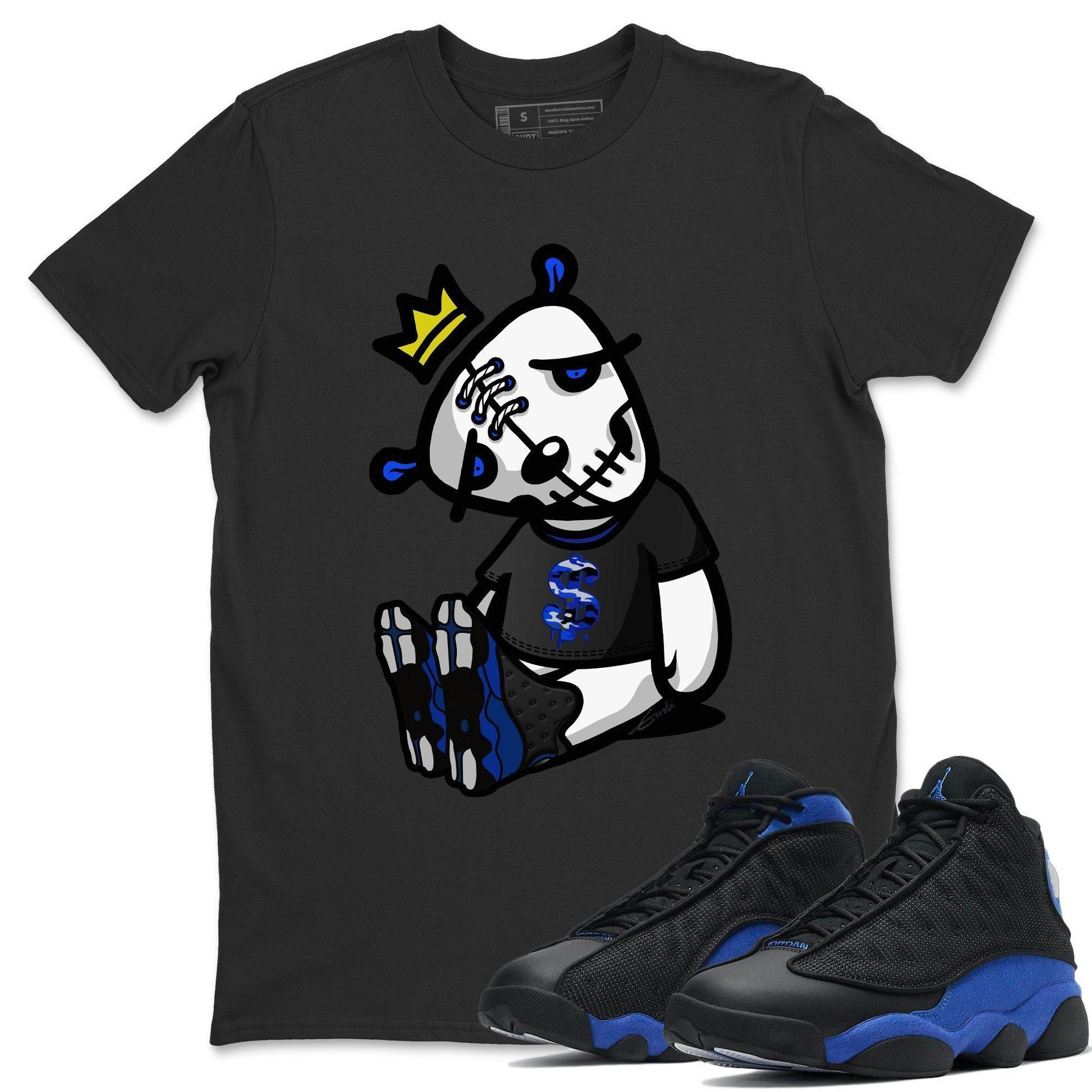 Jordan 13 Hyper Royal Sneaker Match Tees Dead Dolls Sneaker Tees Jordan 13 Hyper Royal Sneaker Release Tees Unisex Shirts