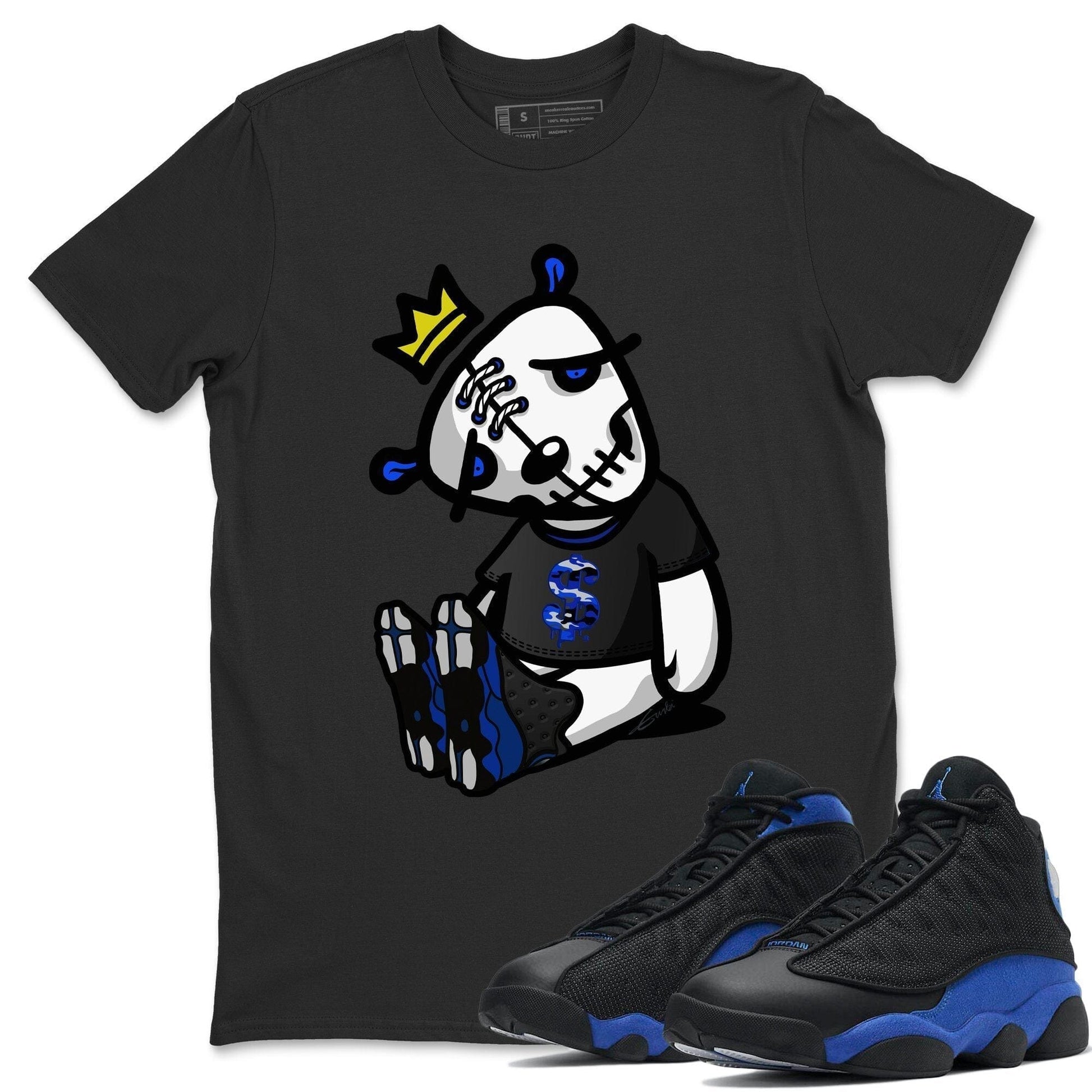 Jordan 13 Hyper Royal Sneaker Match Tees Dead Dolls Sneaker Tees Jordan 13 Hyper Royal Sneaker Release Tees Unisex Shirts
