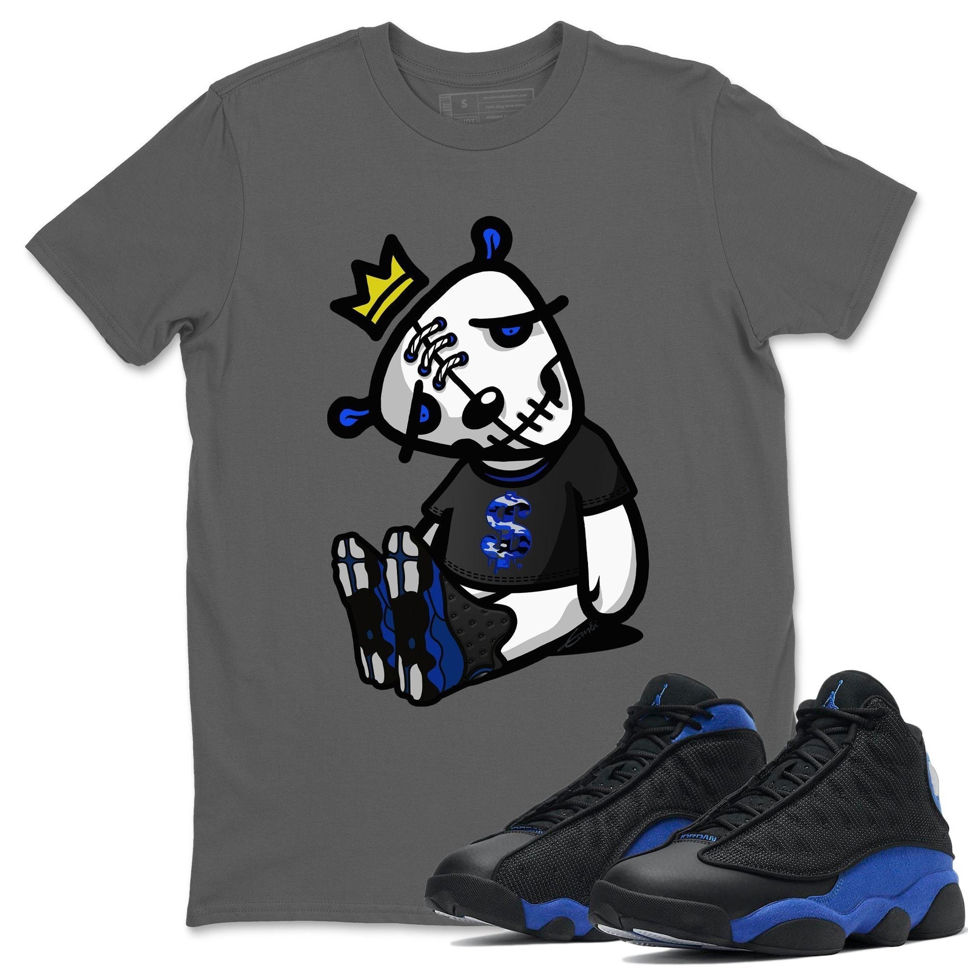 Jordan 13 Hyper Royal Sneaker Match Tees Dead Dolls Sneaker Tees Jordan 13 Hyper Royal Sneaker Release Tees Unisex Shirts