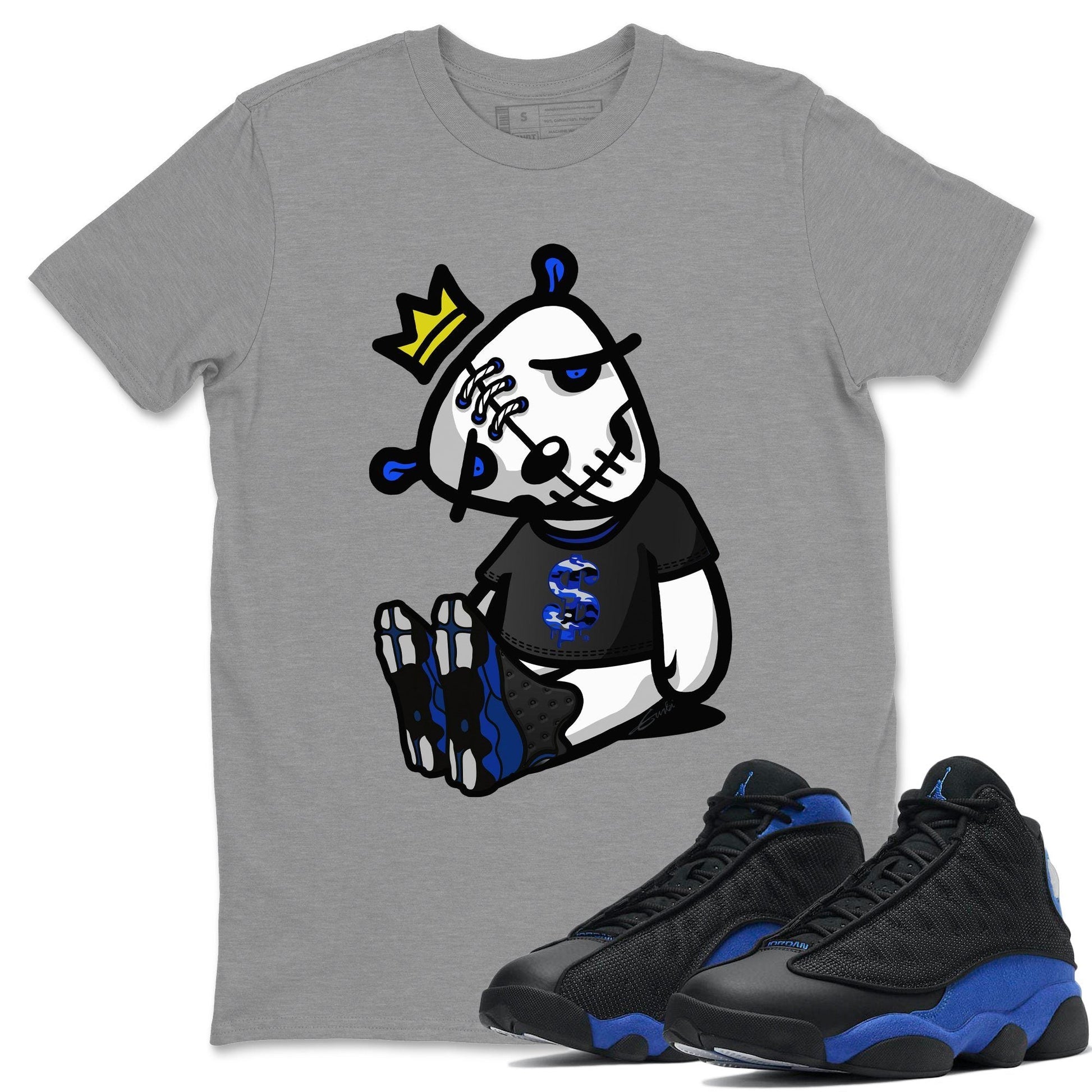 Jordan 13 Hyper Royal Sneaker Match Tees Dead Dolls Sneaker Tees Jordan 13 Hyper Royal Sneaker Release Tees Unisex Shirts