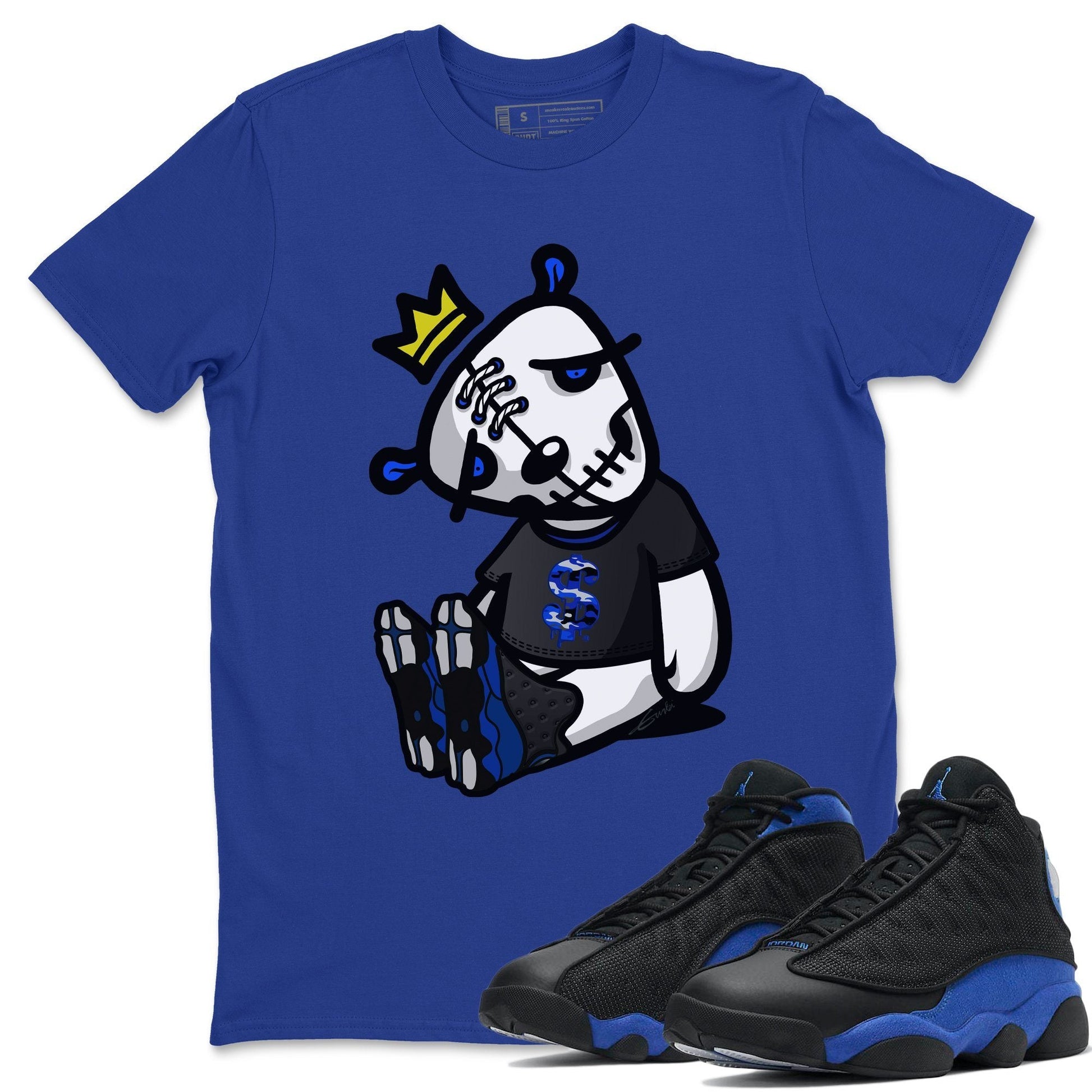 Jordan 13 Hyper Royal Sneaker Match Tees Dead Dolls Sneaker Tees Jordan 13 Hyper Royal Sneaker Release Tees Unisex Shirts