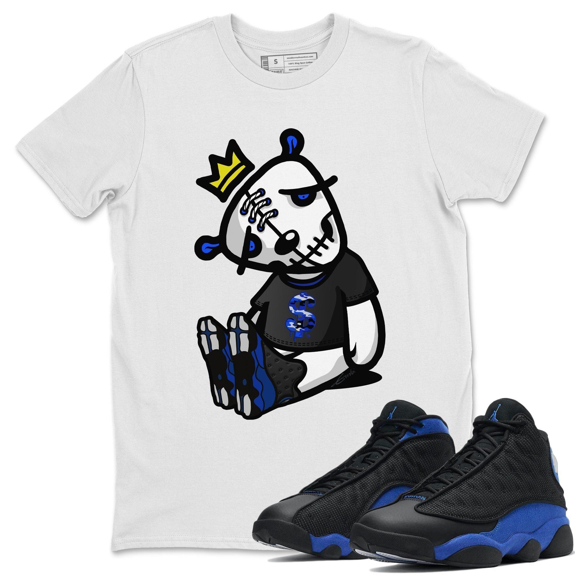 Jordan 13 Hyper Royal Sneaker Match Tees Dead Dolls Sneaker Tees Jordan 13 Hyper Royal Sneaker Release Tees Unisex Shirts