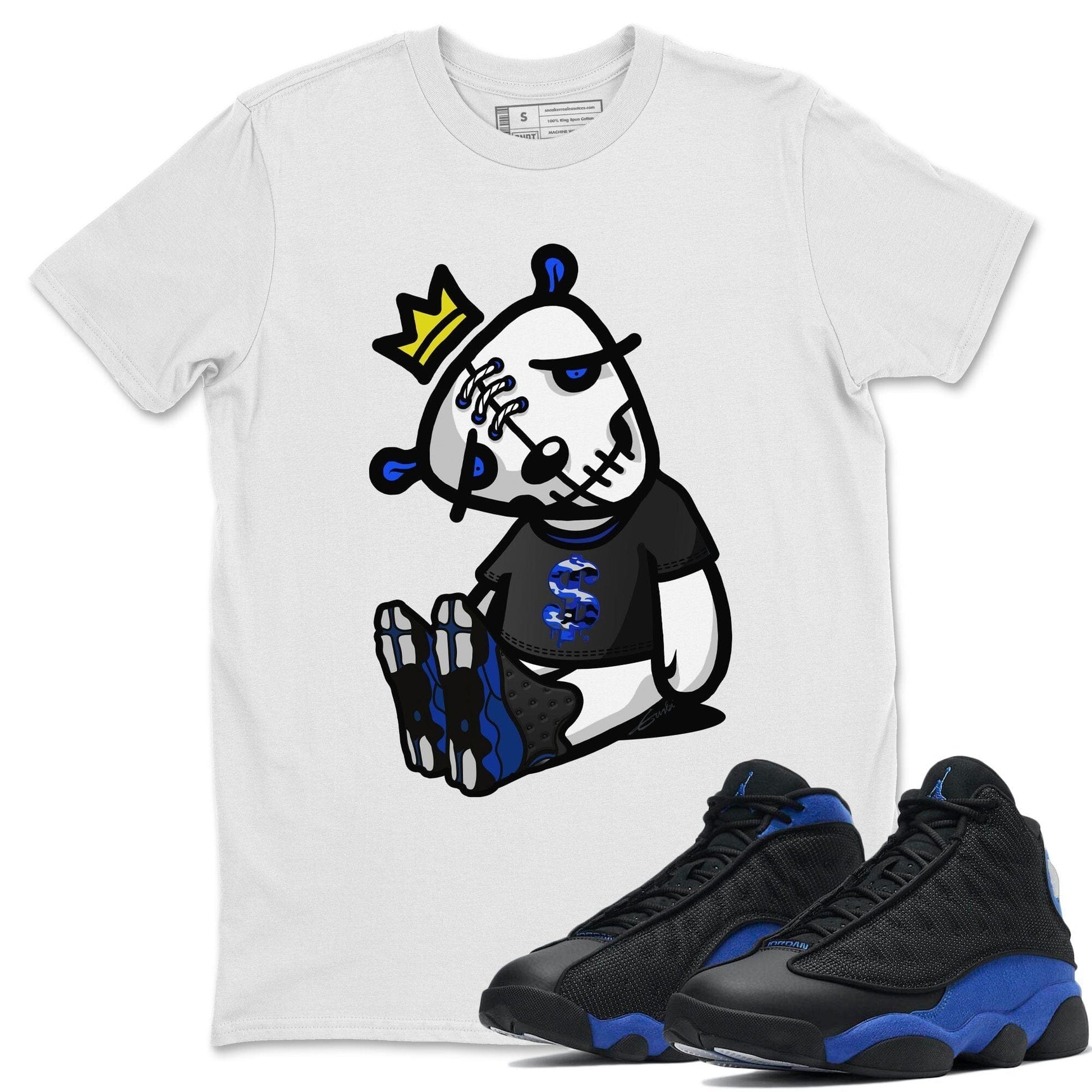 Jordan 13 Hyper Royal Sneaker Match Tees Dead Dolls Sneaker Tees Jordan 13 Hyper Royal Sneaker Release Tees Unisex Shirts