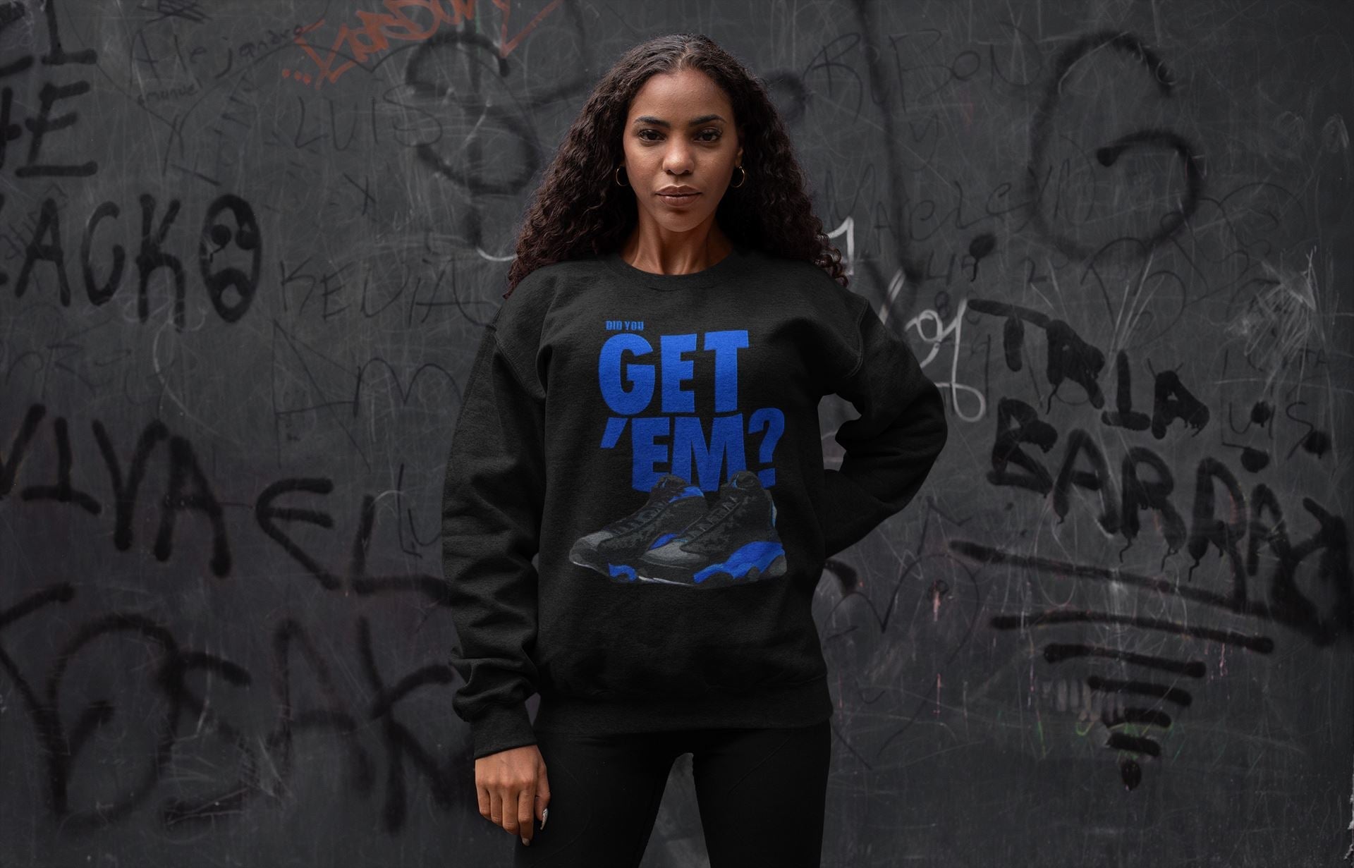 Jordan 13 Hyper Royal Sneaker Match Tees Did You Get Em SNRT Sneaker Tees Jordan 13 Hyper Royal SNRT Sneaker Release Tees Unisex Shirts