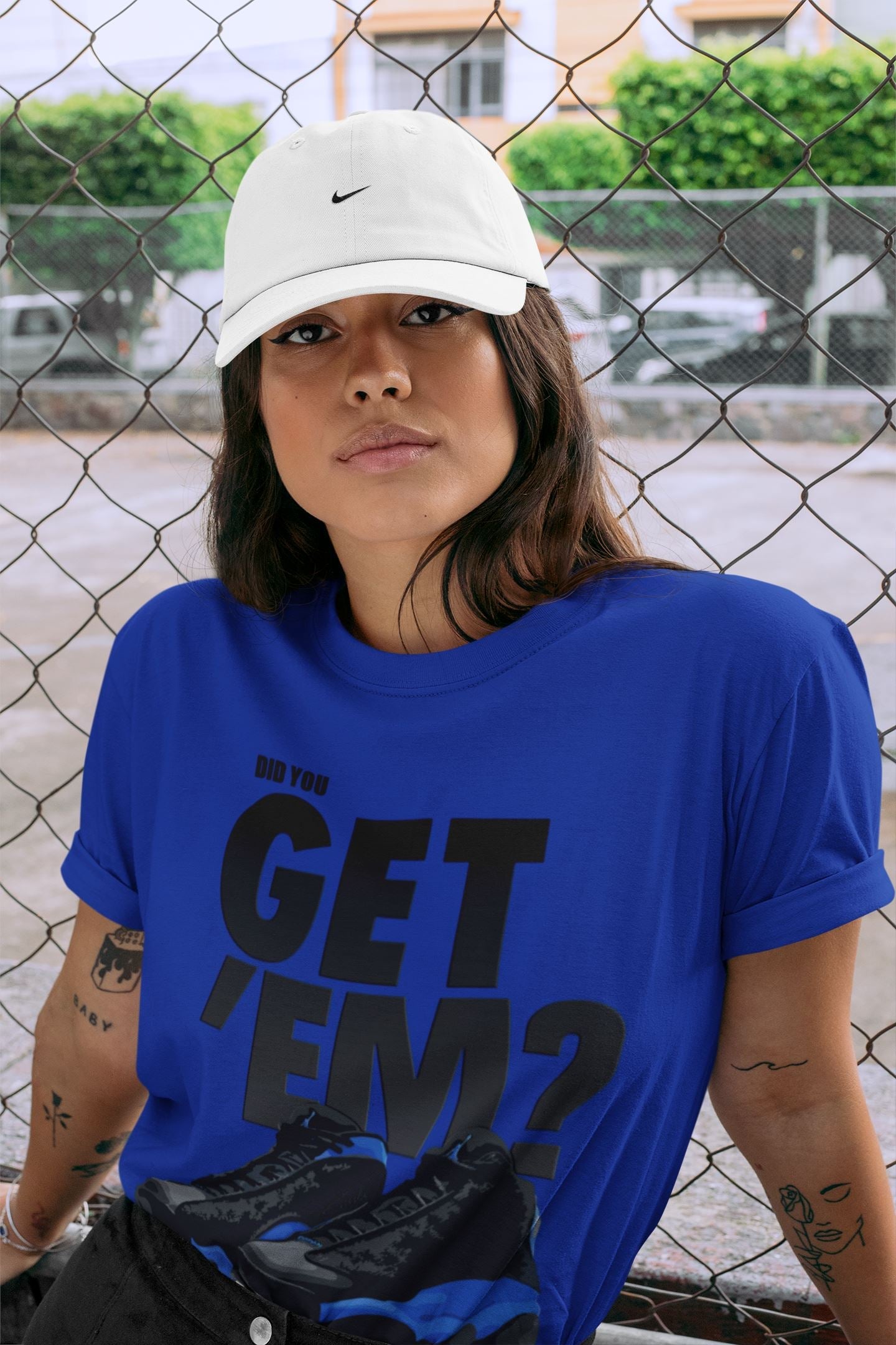 Jordan 13 Hyper Royal Sneaker Match Tees Did You Get Em SNRT Sneaker Tees Jordan 13 Hyper Royal SNRT Sneaker Release Tees Unisex Shirts