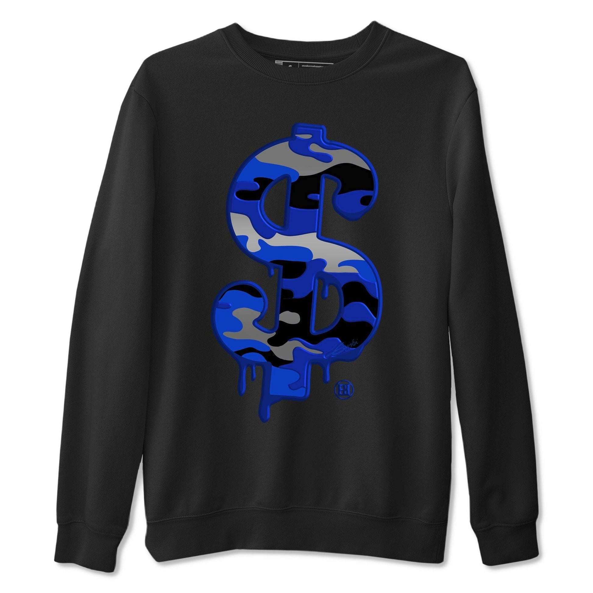 Jordan 13 Hyper Royal Sneaker Match Tees Dollar Camo Sneaker Tees Jordan 13 Hyper Royal Sneaker Release Tees Unisex Shirts