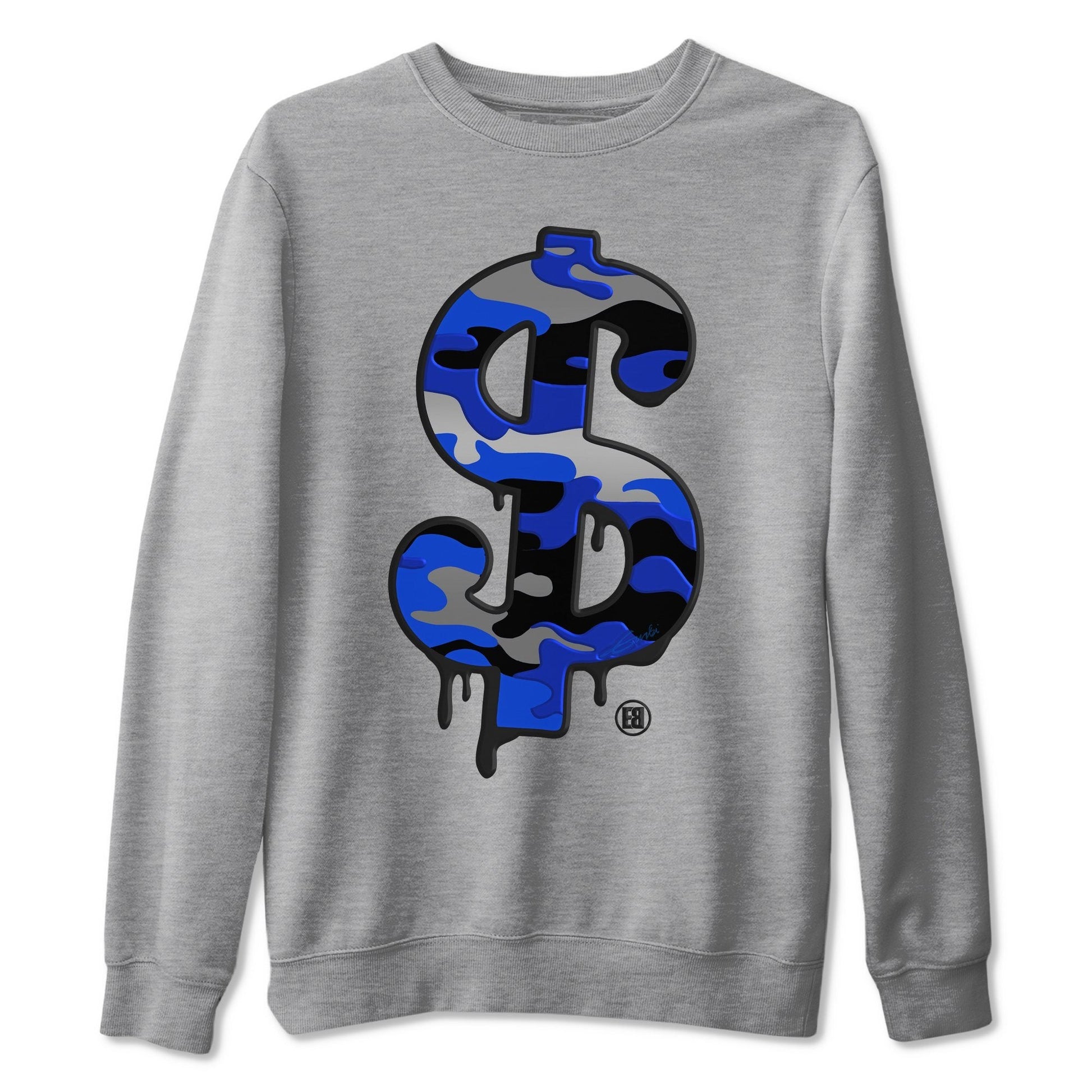 Jordan 13 Hyper Royal Sneaker Match Tees Dollar Camo Sneaker Tees Jordan 13 Hyper Royal Sneaker Release Tees Unisex Shirts