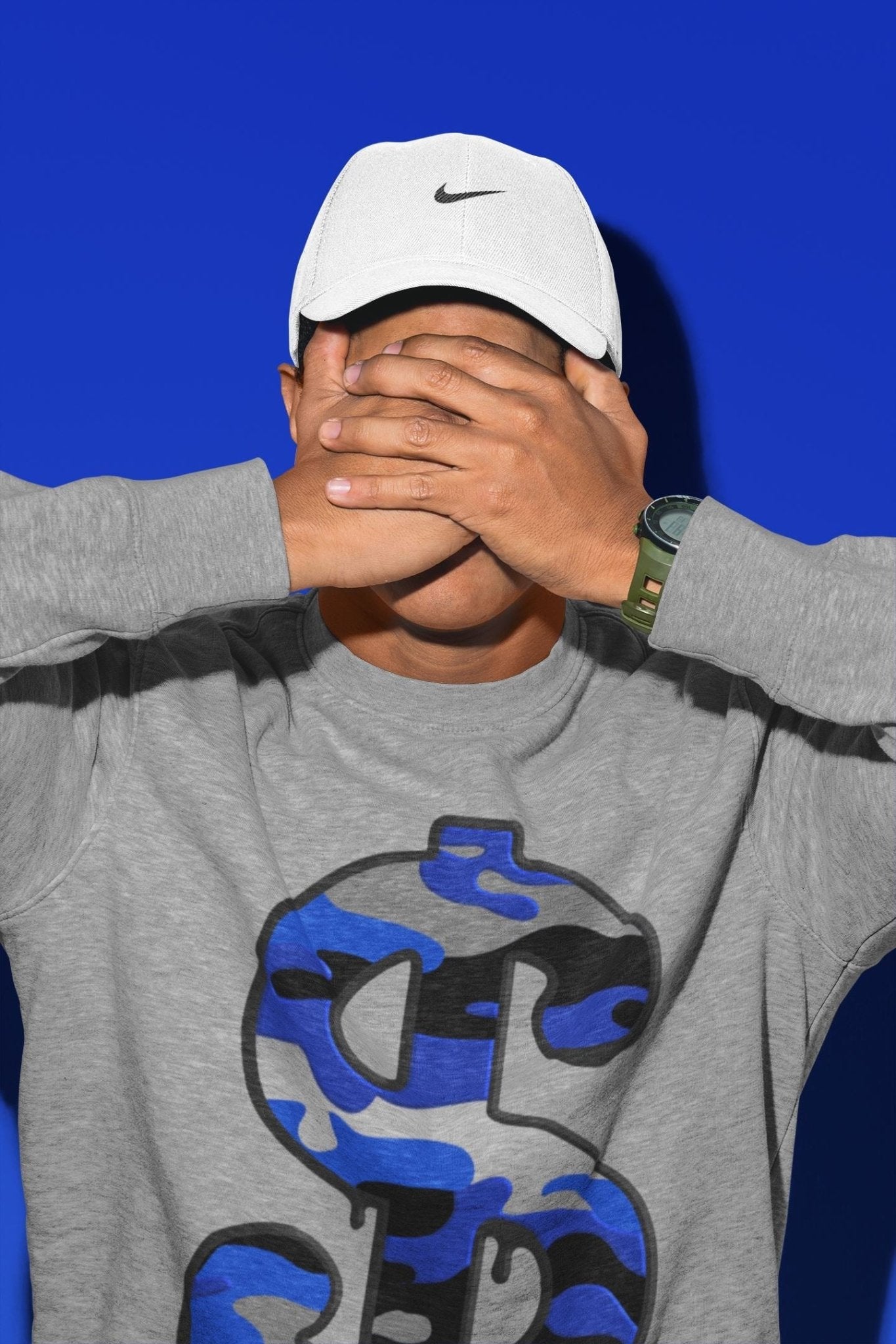 Jordan 13 Hyper Royal Sneaker Match Tees Dollar Camo Sneaker Tees Jordan 13 Hyper Royal Sneaker Release Tees Unisex Shirts