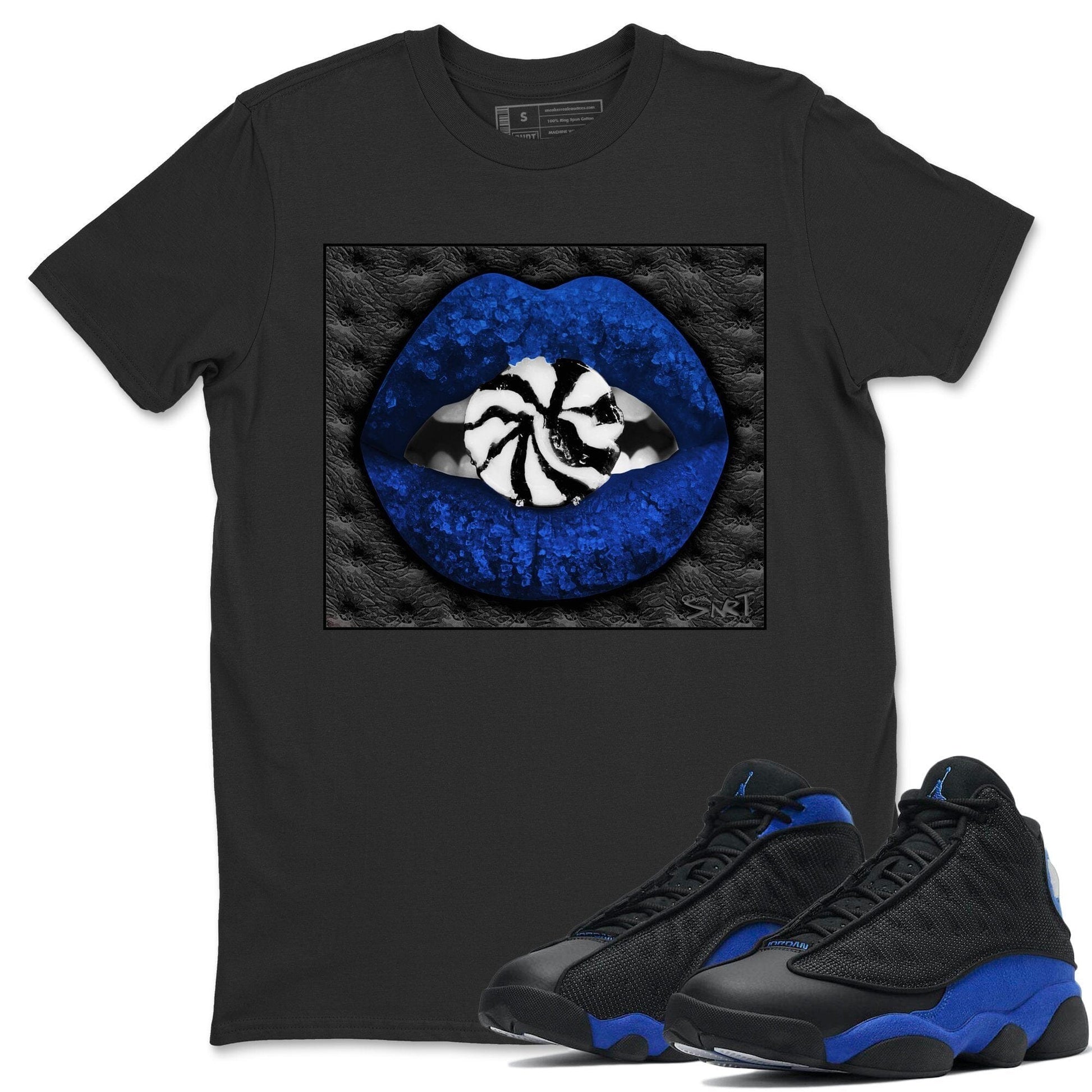 Jordan 13 Hyper Royal Sneaker Match Tees Lips Candy Sneaker Tees Jordan 13 Hyper Royal Sneaker Release Tees Unisex Shirts