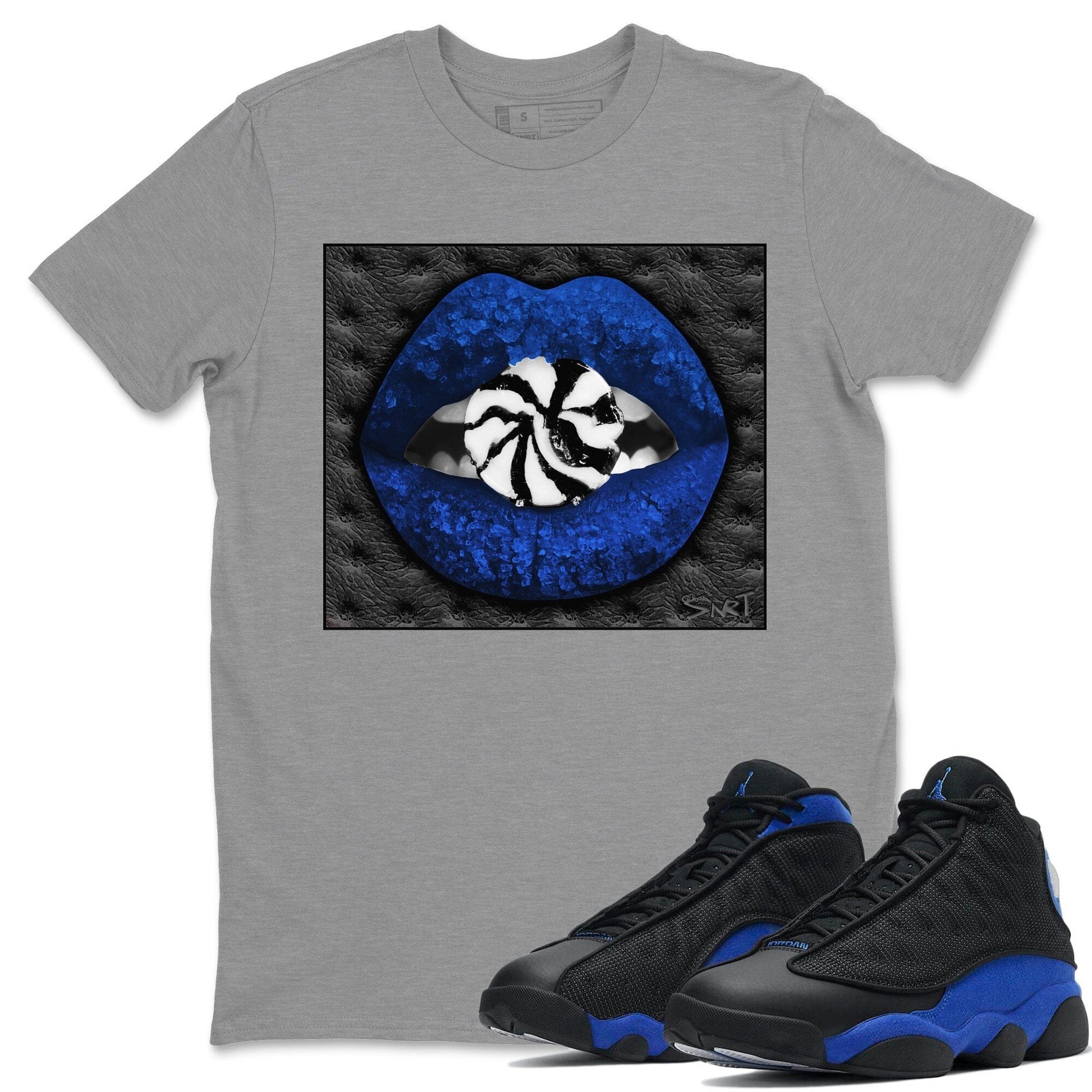 Jordan 13 Hyper Royal Sneaker Match Tees Lips Candy Sneaker Tees Jordan 13 Hyper Royal Sneaker Release Tees Unisex Shirts