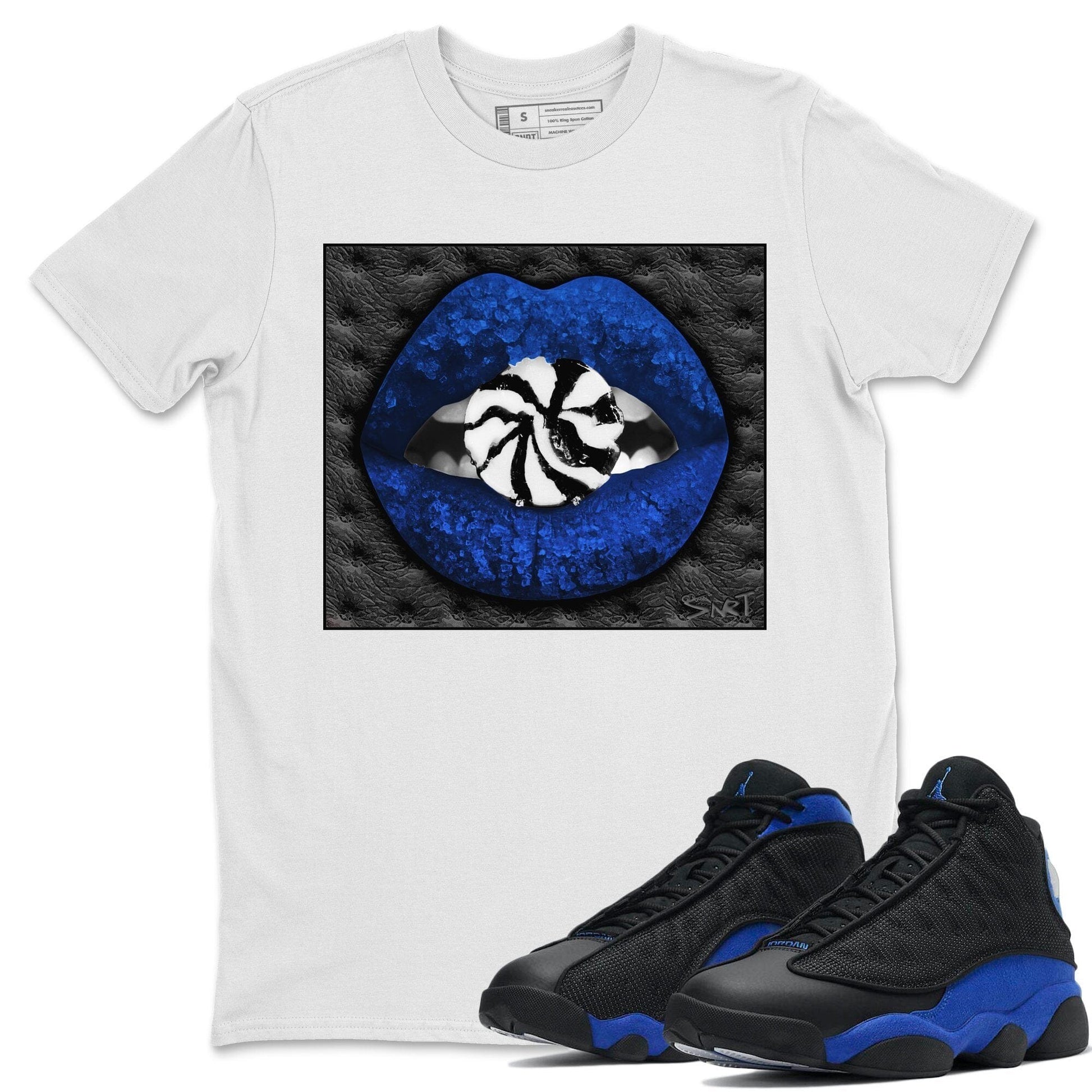 Jordan 13 Hyper Royal Sneaker Match Tees Lips Candy Sneaker Tees Jordan 13 Hyper Royal Sneaker Release Tees Unisex Shirts