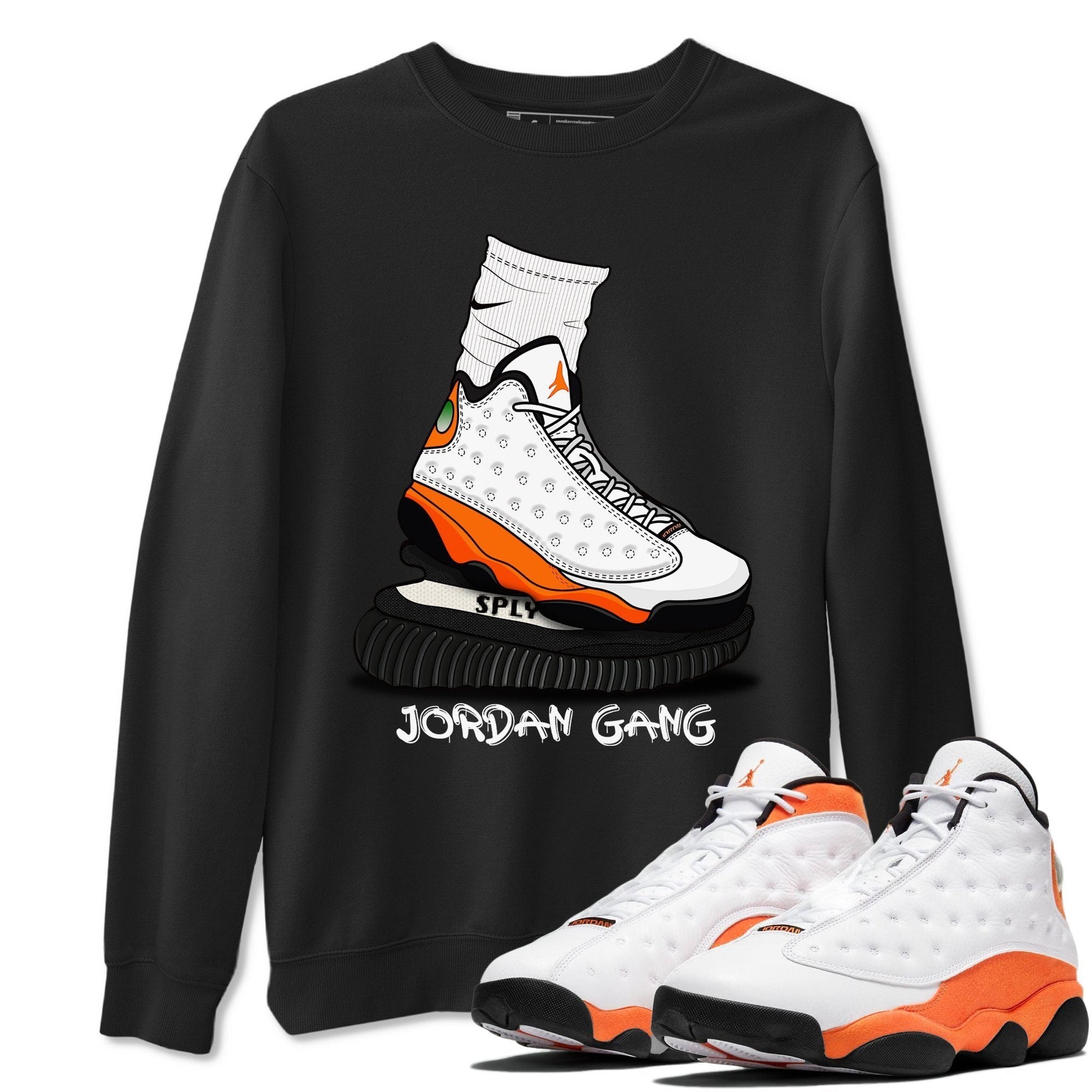 Jordan 13 Starfish Sneaker Match Tees Jordan Gang Sneaker Tees Jordan 13 Starfish Sneaker Release Tees Unisex Shirts