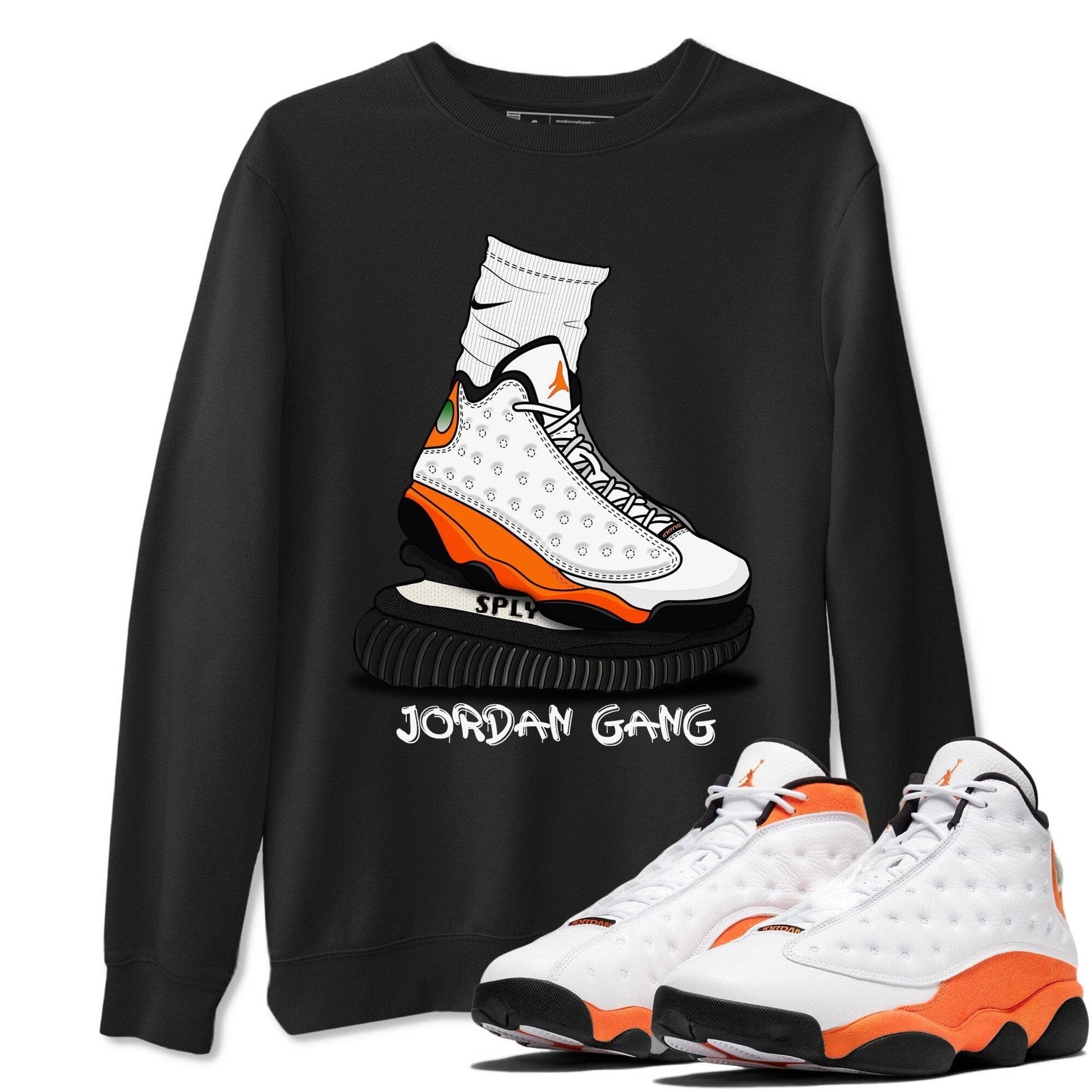 Jordan 13 Starfish Sneaker Match Tees Jordan Gang Sneaker Tees Jordan 13 Starfish Sneaker Release Tees Unisex Shirts