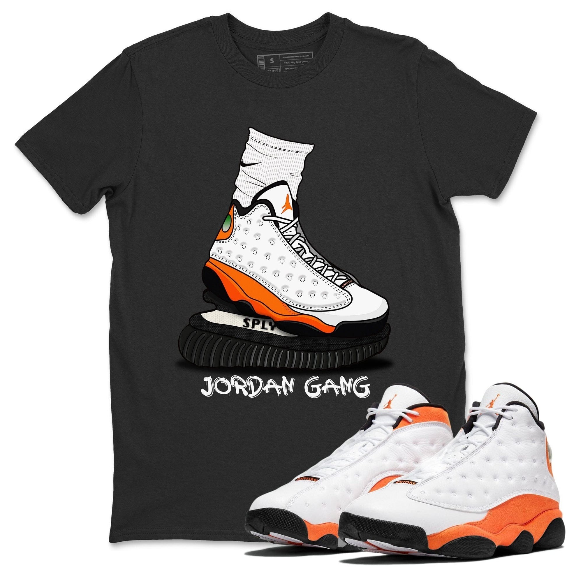 Jordan 13 Starfish Sneaker Match Tees Jordan Gang Sneaker Tees Jordan 13 Starfish Sneaker Release Tees Unisex Shirts
