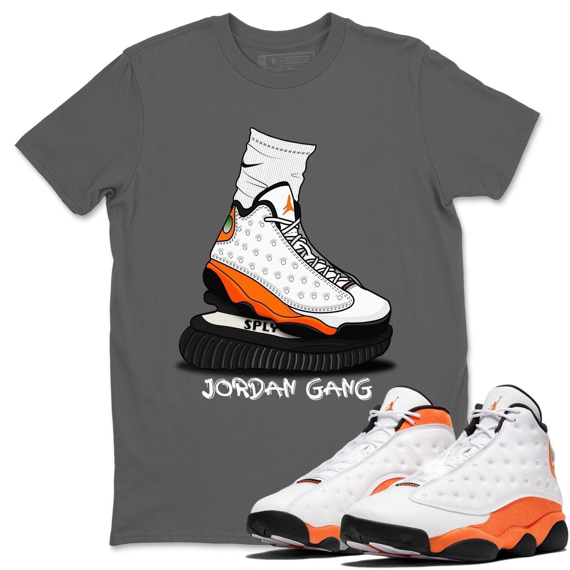 Jordan 13 Starfish Sneaker Match Tees Jordan Gang Sneaker Tees Jordan 13 Starfish Sneaker Release Tees Unisex Shirts