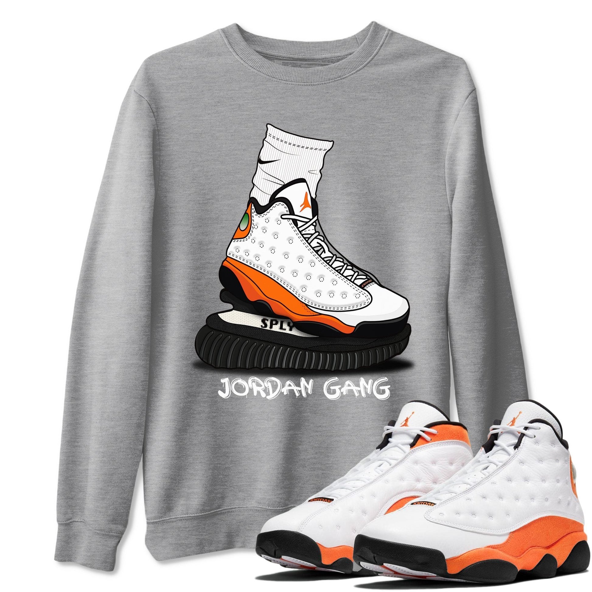 Jordan 13 Starfish Sneaker Match Tees Jordan Gang Sneaker Tees Jordan 13 Starfish Sneaker Release Tees Unisex Shirts