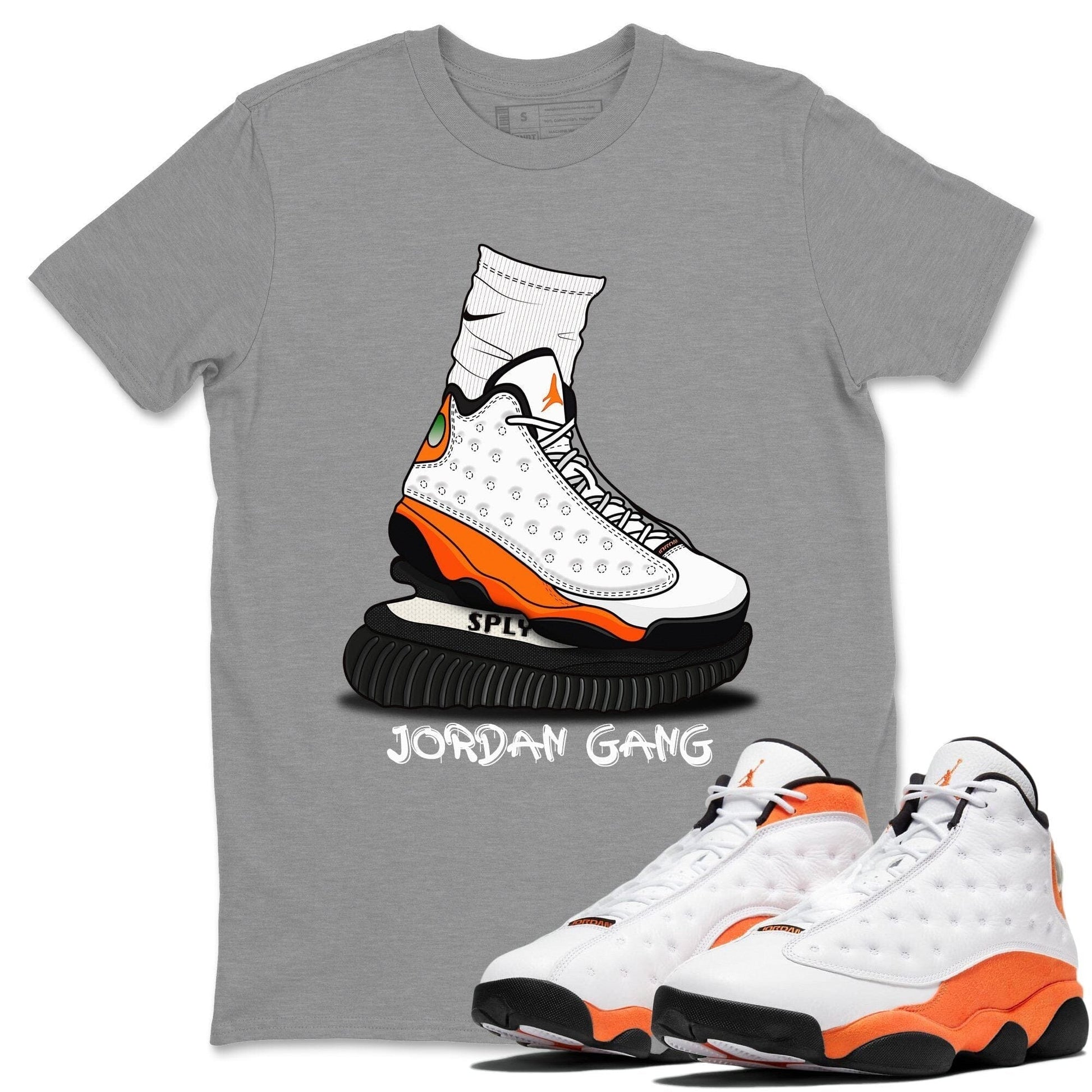 Jordan 13 Starfish Sneaker Match Tees Jordan Gang Sneaker Tees Jordan 13 Starfish Sneaker Release Tees Unisex Shirts