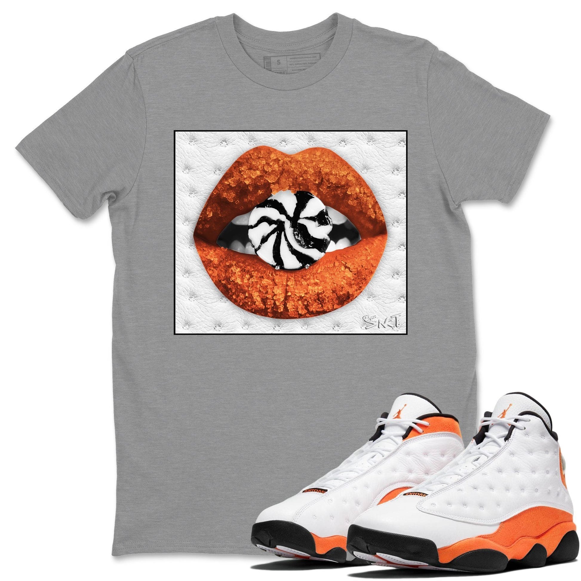 Jordan 13 Starfish Sneaker Match Tees Lips Candy Sneaker Tees Jordan 13 Starfish Sneaker Release Tees Unisex Shirts