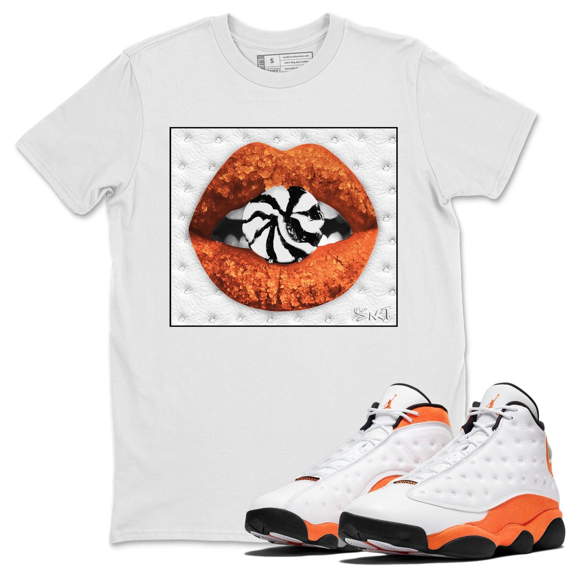 Jordan 13 Starfish Sneaker Match Tees Lips Candy Sneaker Tees Jordan 13 Starfish Sneaker Release Tees Unisex Shirts