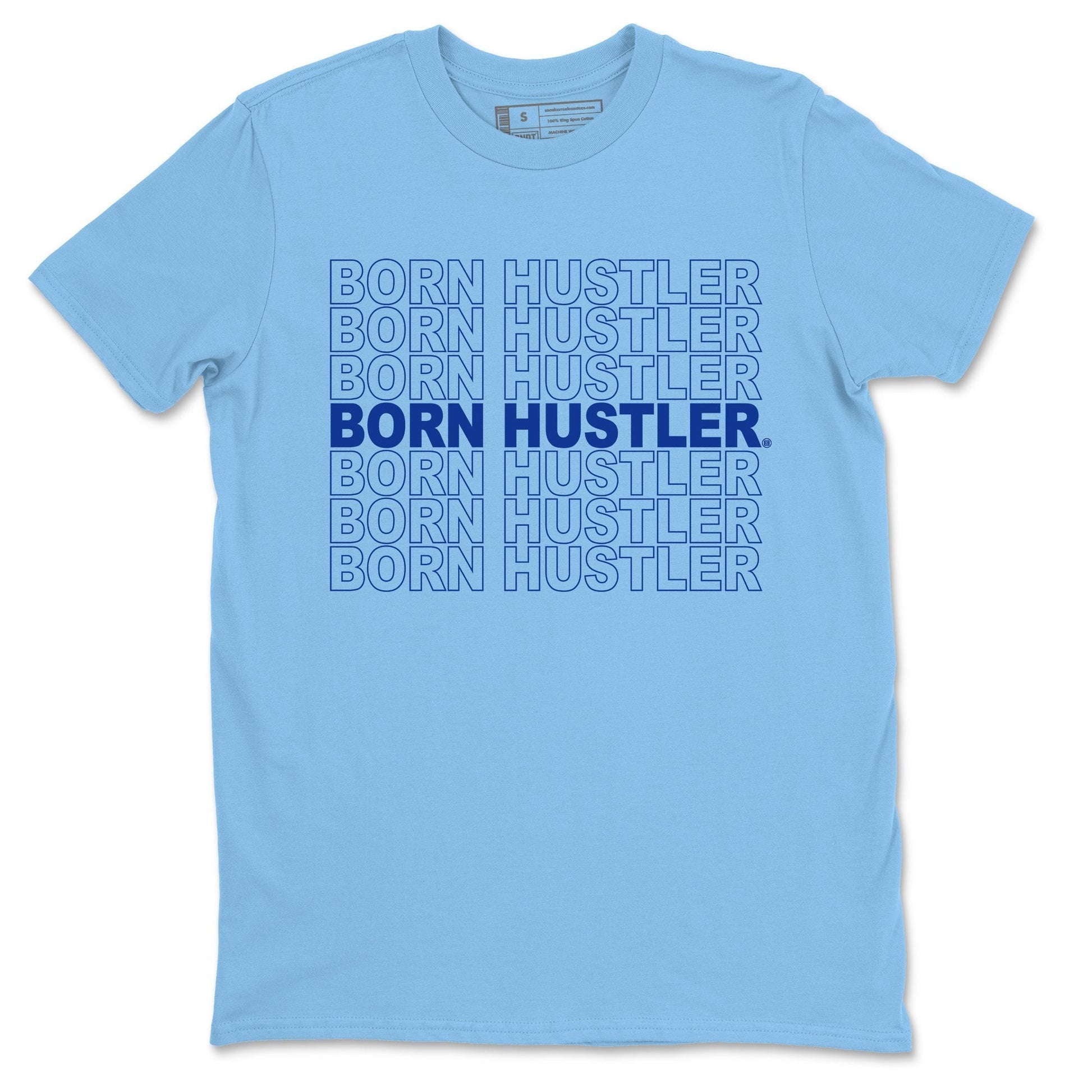 Jordan 14 Hyper Royal Sneaker Match Tees Born Hustler Sneaker Tees Jordan 14 Hyper Royal Sneaker Release Tees Unisex Shirts