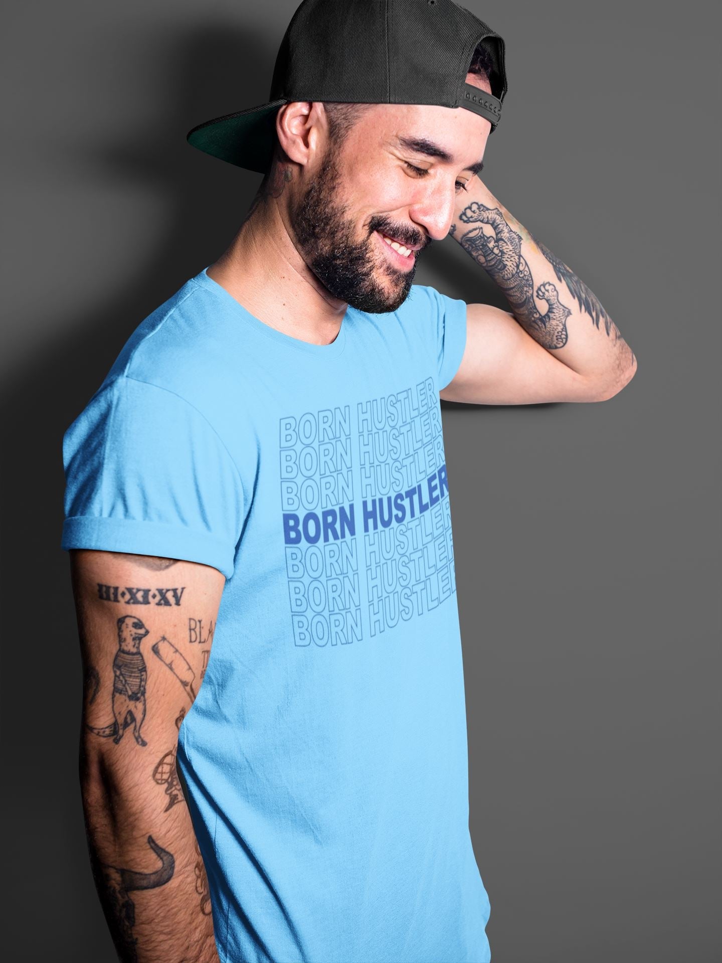 Jordan 14 Hyper Royal Sneaker Match Tees Born Hustler Sneaker Tees Jordan 14 Hyper Royal Sneaker Release Tees Unisex Shirts
