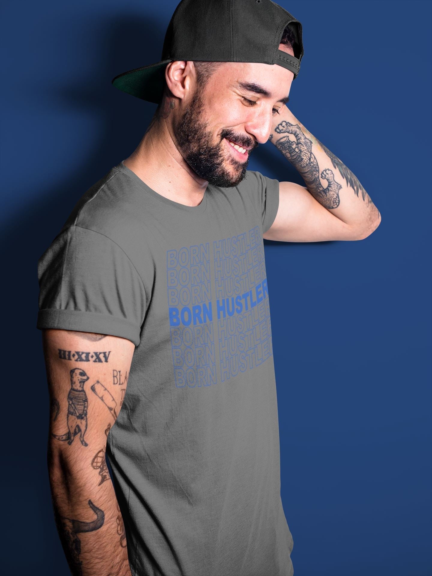 Jordan 14 Hyper Royal Sneaker Match Tees Born Hustler Sneaker Tees Jordan 14 Hyper Royal Sneaker Release Tees Unisex Shirts