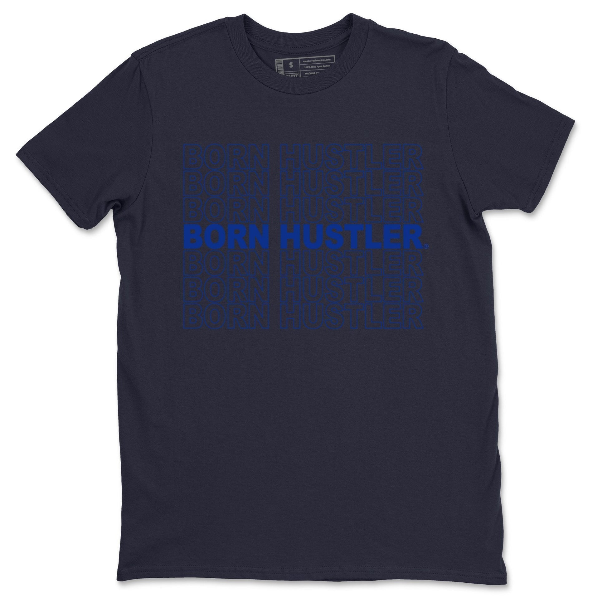 Jordan 14 Hyper Royal Sneaker Match Tees Born Hustler Sneaker Tees Jordan 14 Hyper Royal Sneaker Release Tees Unisex Shirts