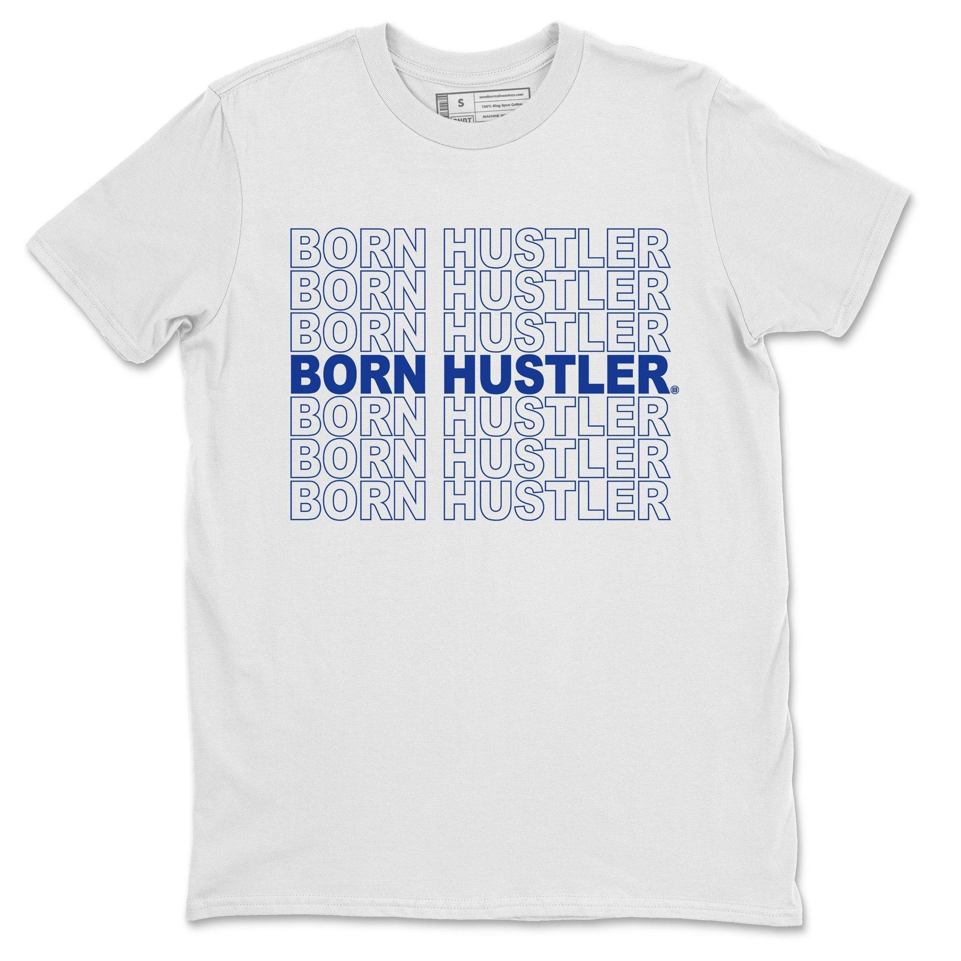 Jordan 14 Hyper Royal Sneaker Match Tees Born Hustler Sneaker Tees Jordan 14 Hyper Royal Sneaker Release Tees Unisex Shirts