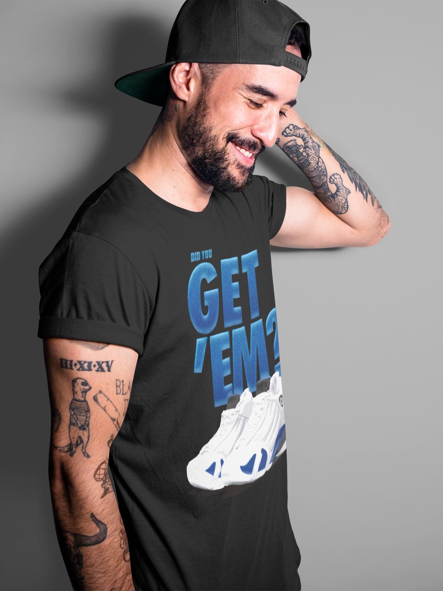Jordan 14 Hyper Royal Sneaker Match Tees Did You Get Em SNRT Sneaker Tees Jordan 14 Hyper Royal SNRT Sneaker Release Tees Unisex Shirts