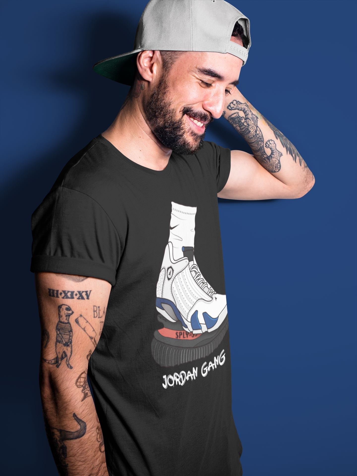 Jordan 14 Hyper Royal Sneaker Match Tees Jordan Gang Sneaker Tees Jordan 14 Hyper Royal Sneaker Release Tees Unisex Shirts